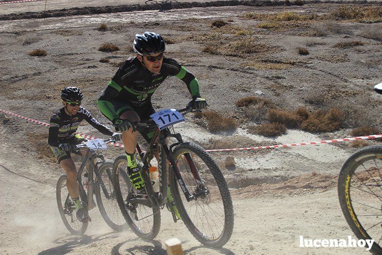 El ciclista gaditano Juan Domínguez y la cordobesa Elena Vilches ganan en Lucena en la primera prueba del I Circuito Provincial de BTT Rally El ciclista gaditano Juan Domínguez y la cordobesa Elena Vilches ganan en Lucena en la primera prueba del I Circuito Provincial de BTT Rally