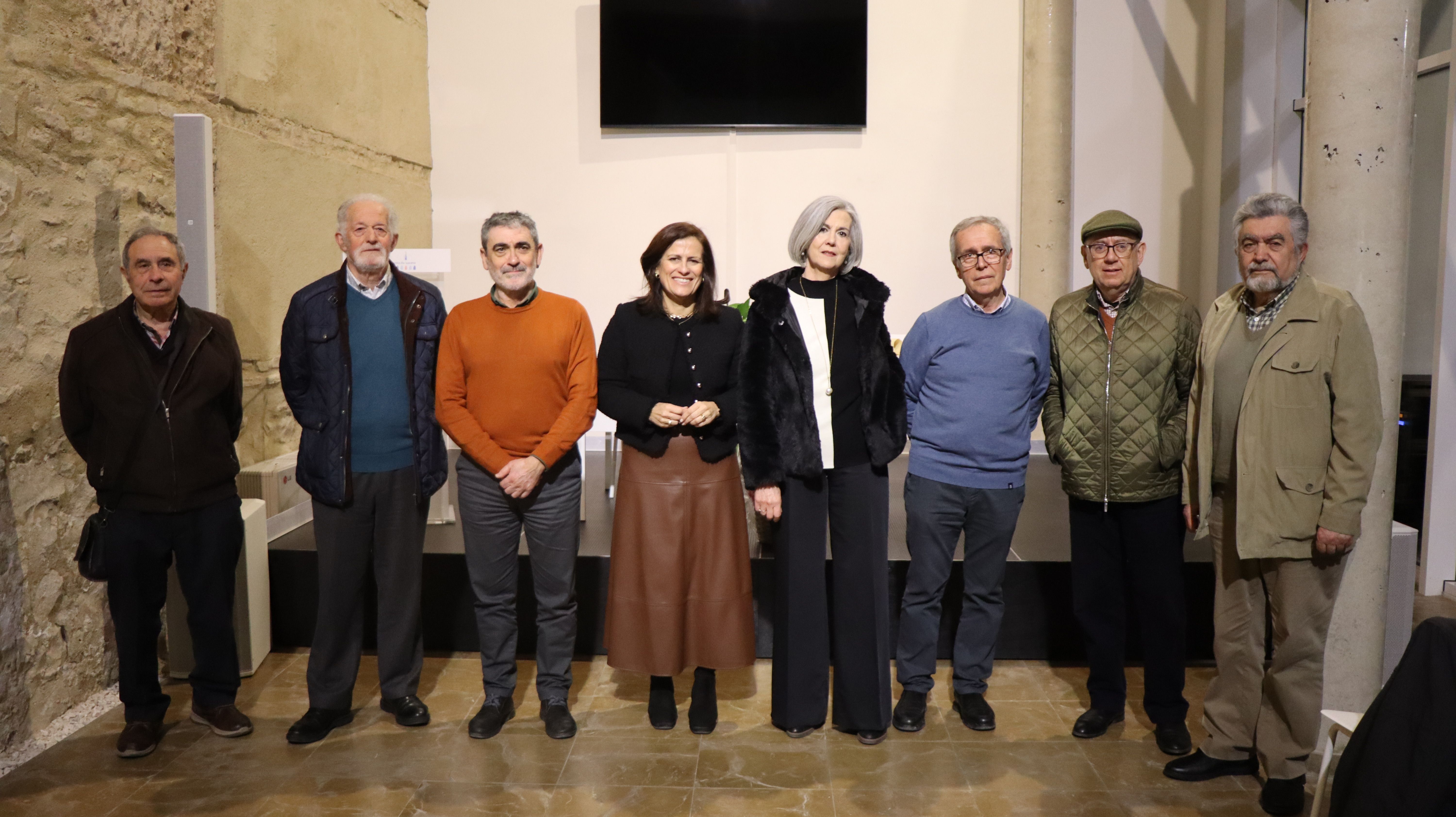 Un momento durante la inauguración de la exposición “La lectura y el juguete en el siglo XX” en la Casa de los Mora.