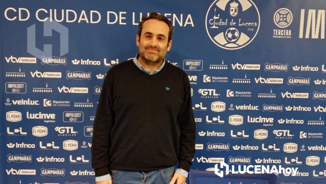 Jorge Torres, presidente del Ciudad de Lucena