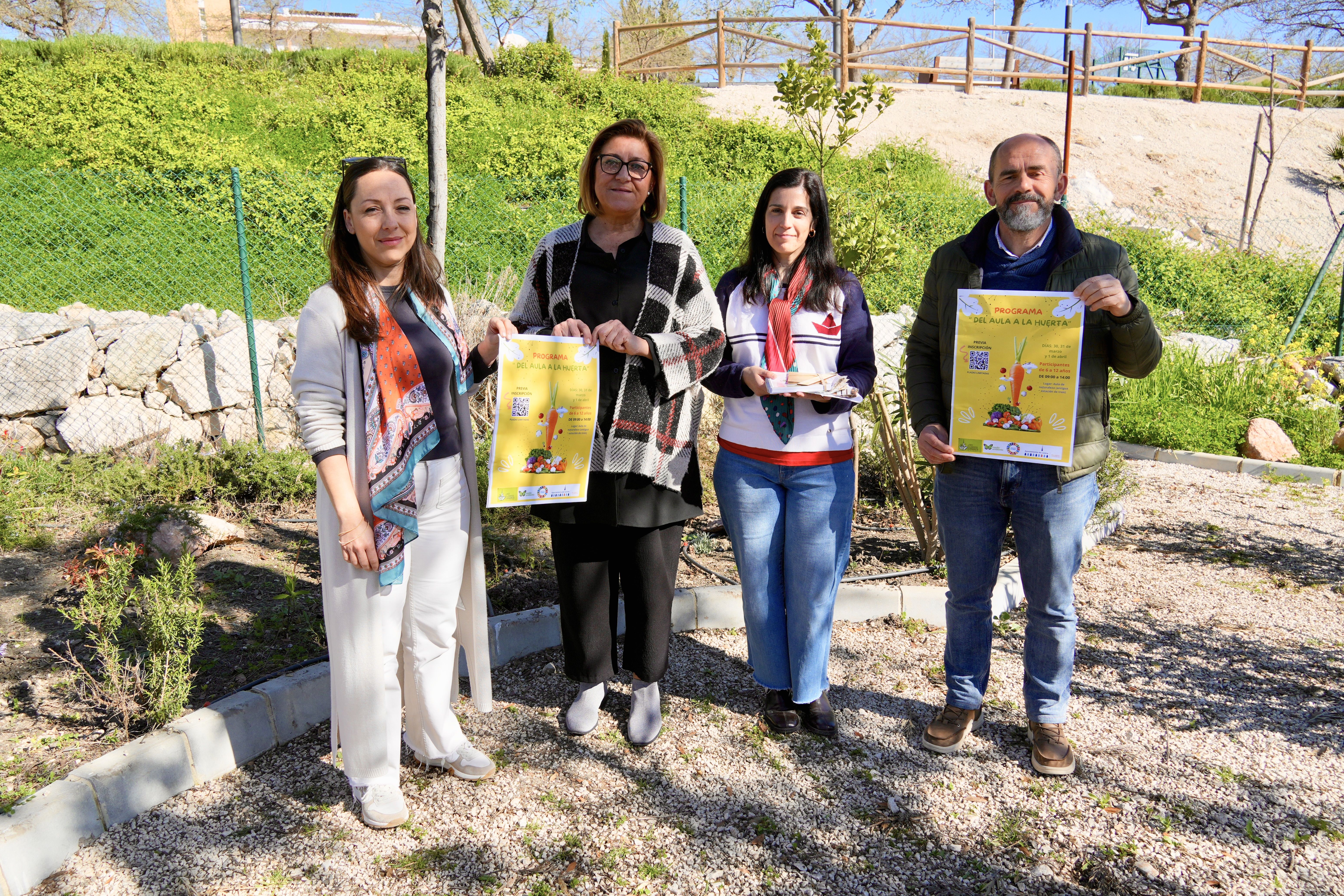 Presentación del programa en los Huertos Urbanos Municipales
