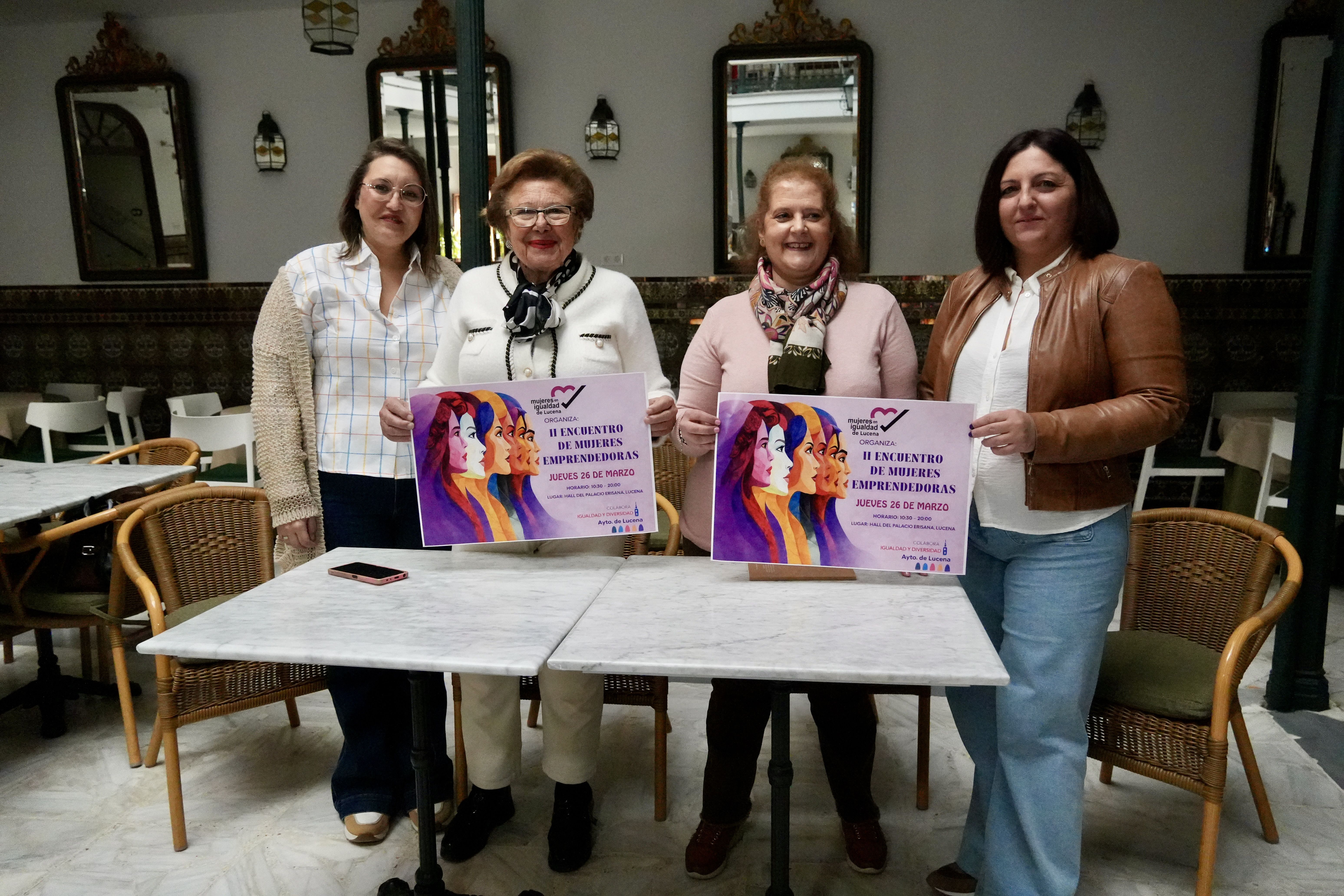 Un momento de la presentación del II Encuentro de Mujeres Emprendedoras
