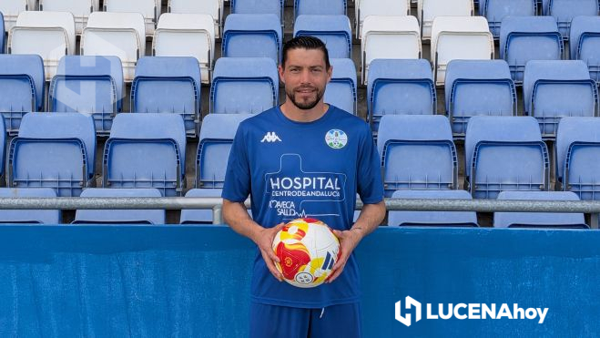 David Agudo durante la entrevista