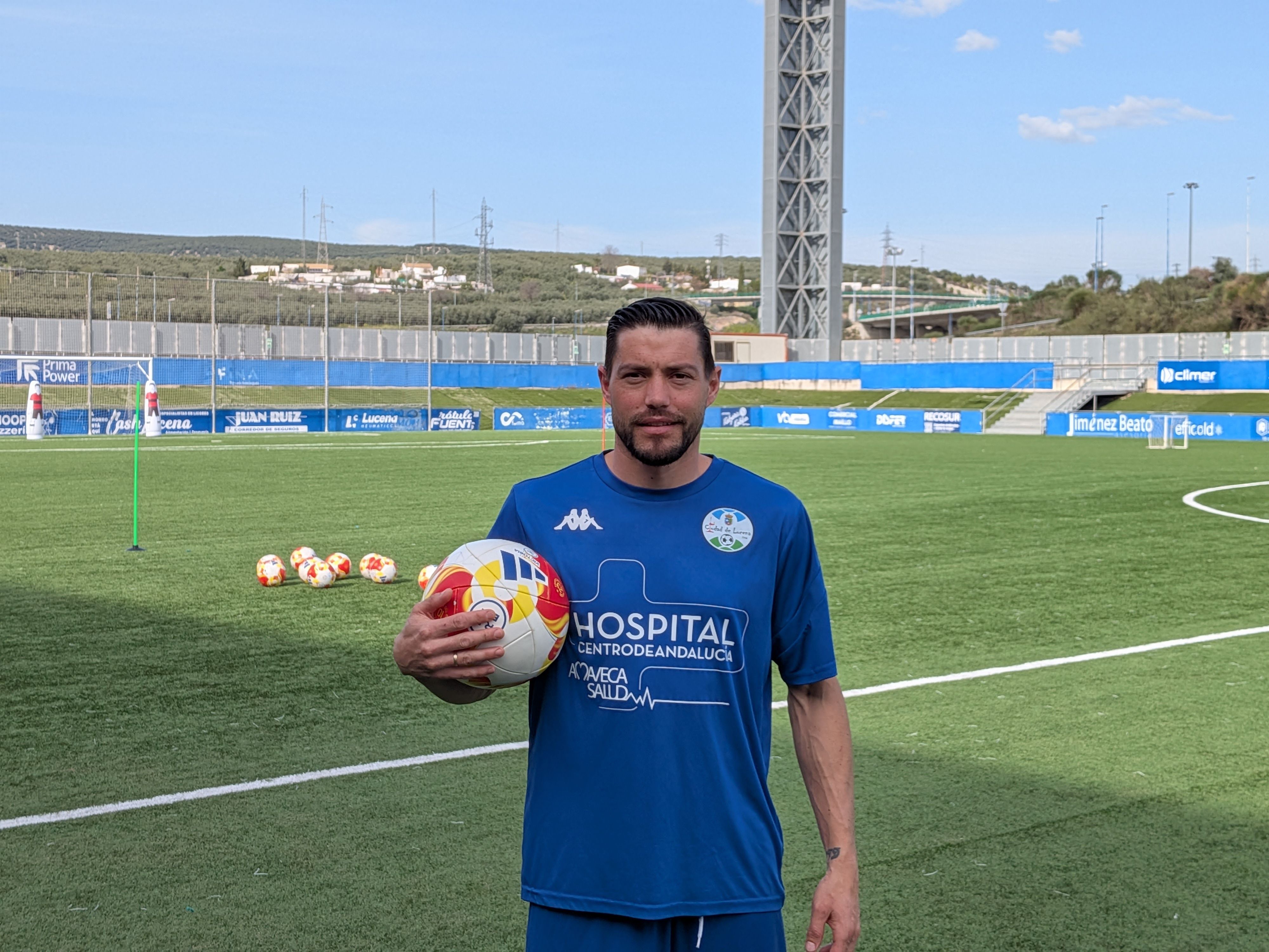 David Agudo durante la entrevista David Agudo durante la entrevista