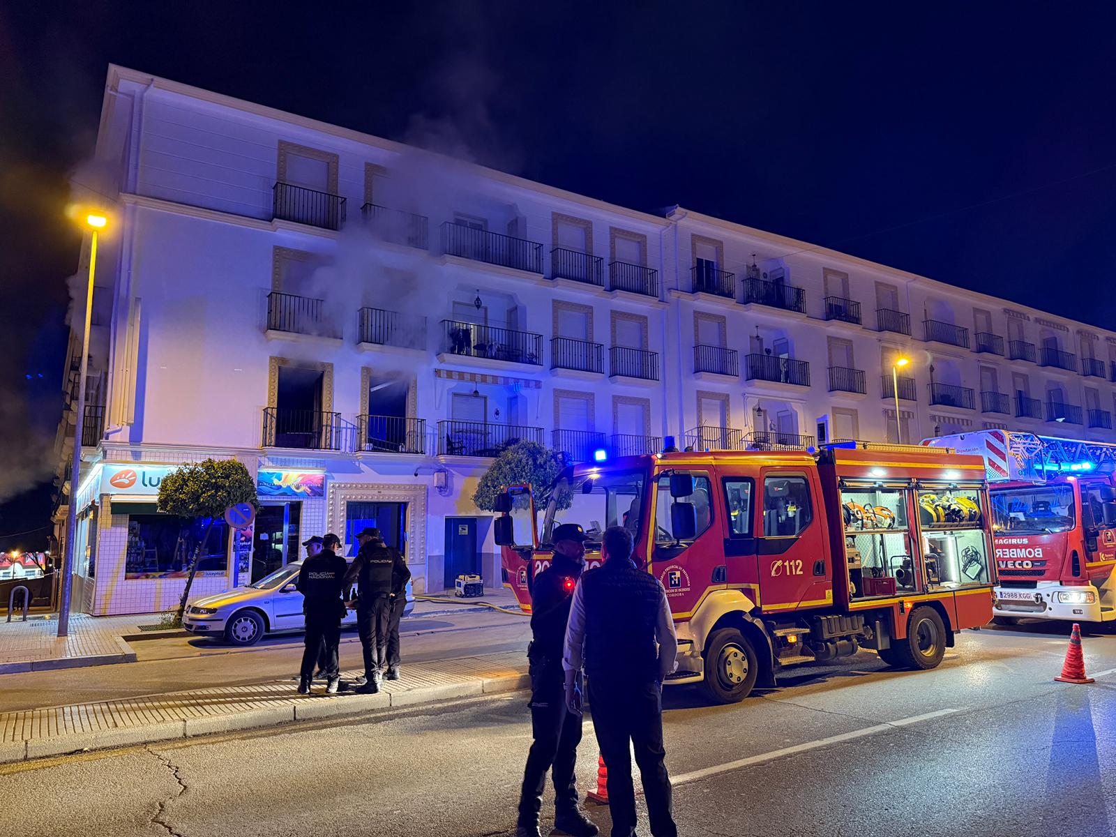 Una imagen del lugar del incendio