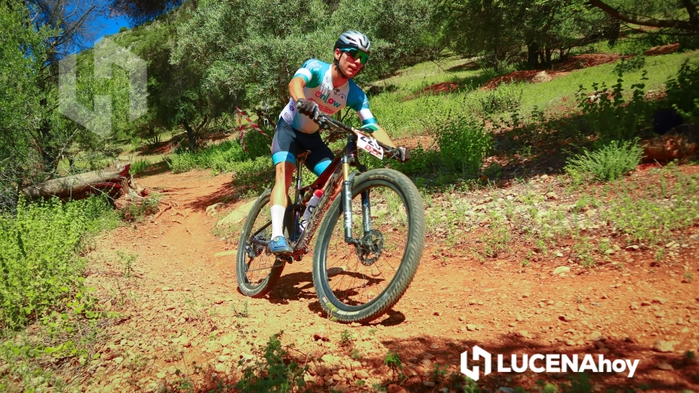 Una imagen del pasado año con motivo de la 30ª edición de la Ruta MTB Ciudad de Lucena en la Sierra de Aras.