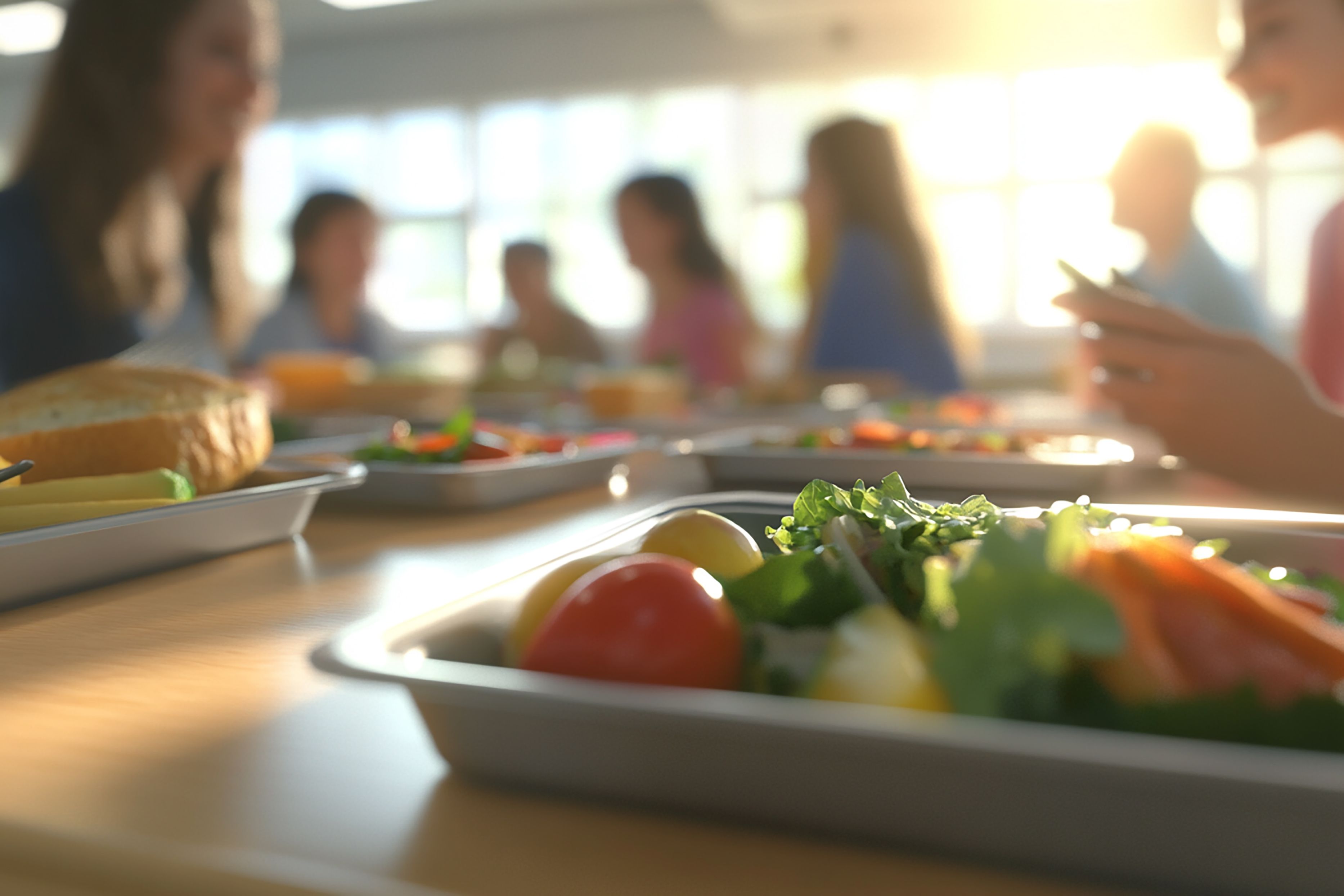 Comedor escolar. Archivo. Foto: Freepik