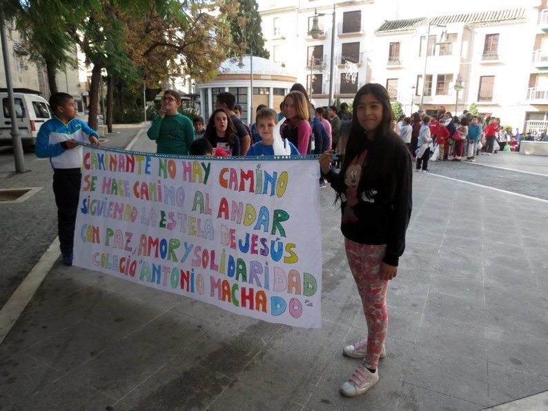 Galería: Caravana solidaria de alimentos del Colegio Antonio Machado