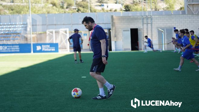 Antonio Jesús Cobos durante el entrenamiento previo. Foto: Antonio Dávila