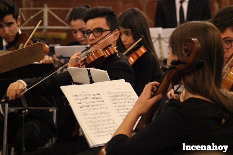 Foto Galería: Magistral concierto de Navidad de la Orquesta Sinfónica del Conservatorio, la Coral Lucentina y la Escolanía de la EMMD