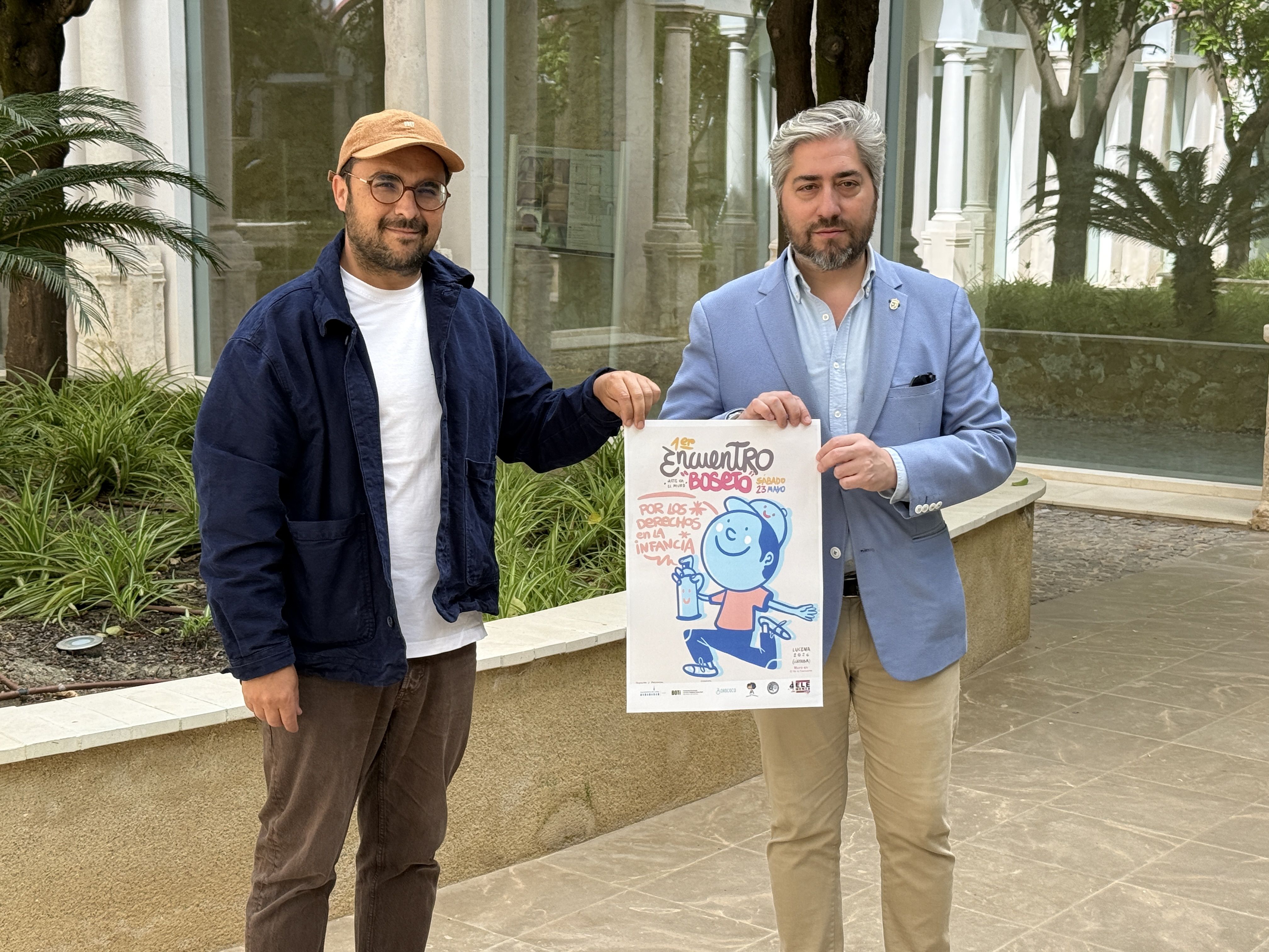 Cisco Espinar y Francisco Barbancho presentan el primer encuentro de arte mural “Boseto”. Cisco Espinar y Francisco Barbancho presentan el primer encuentro de arte mural “Boseto”.