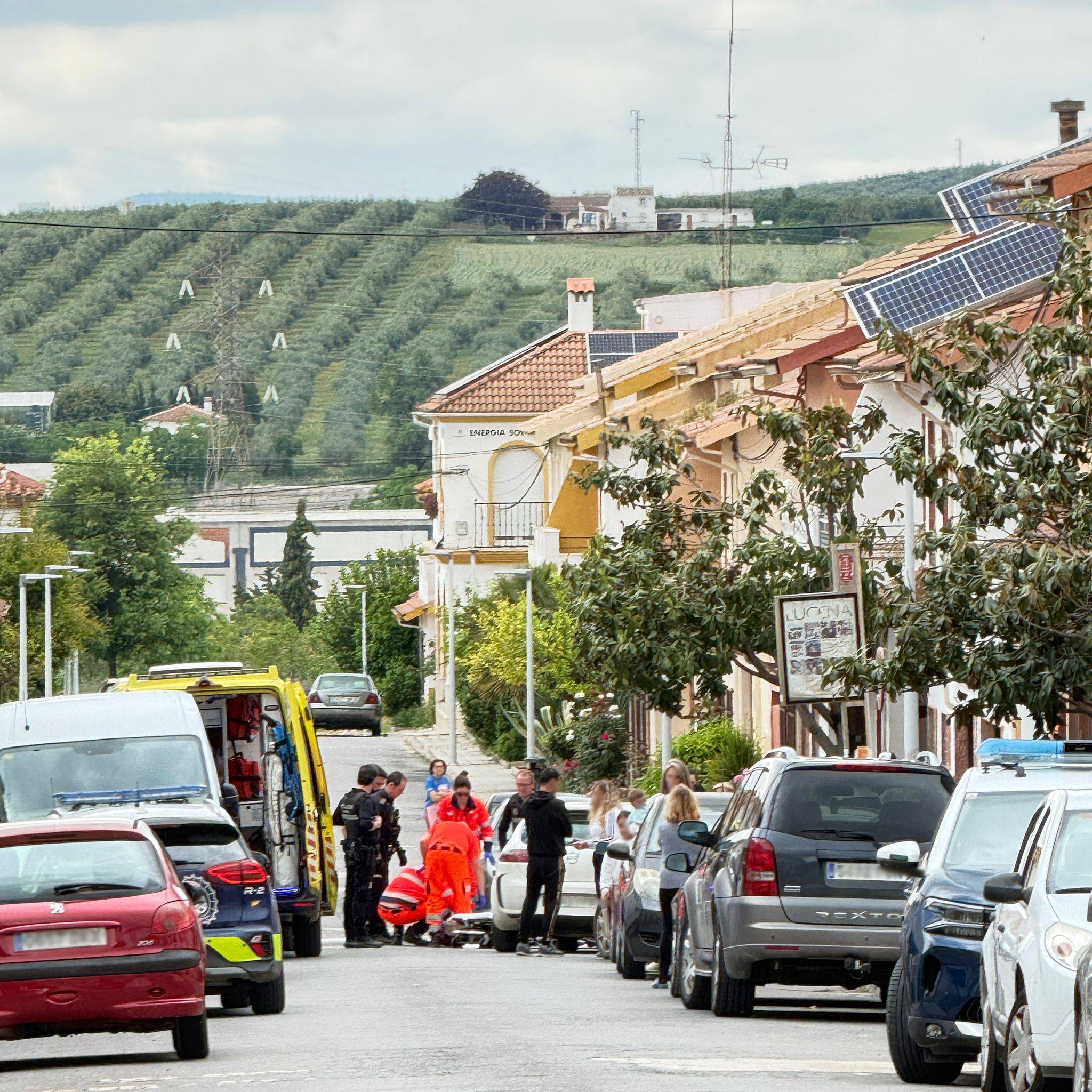 Una imagen el lugar del accidente