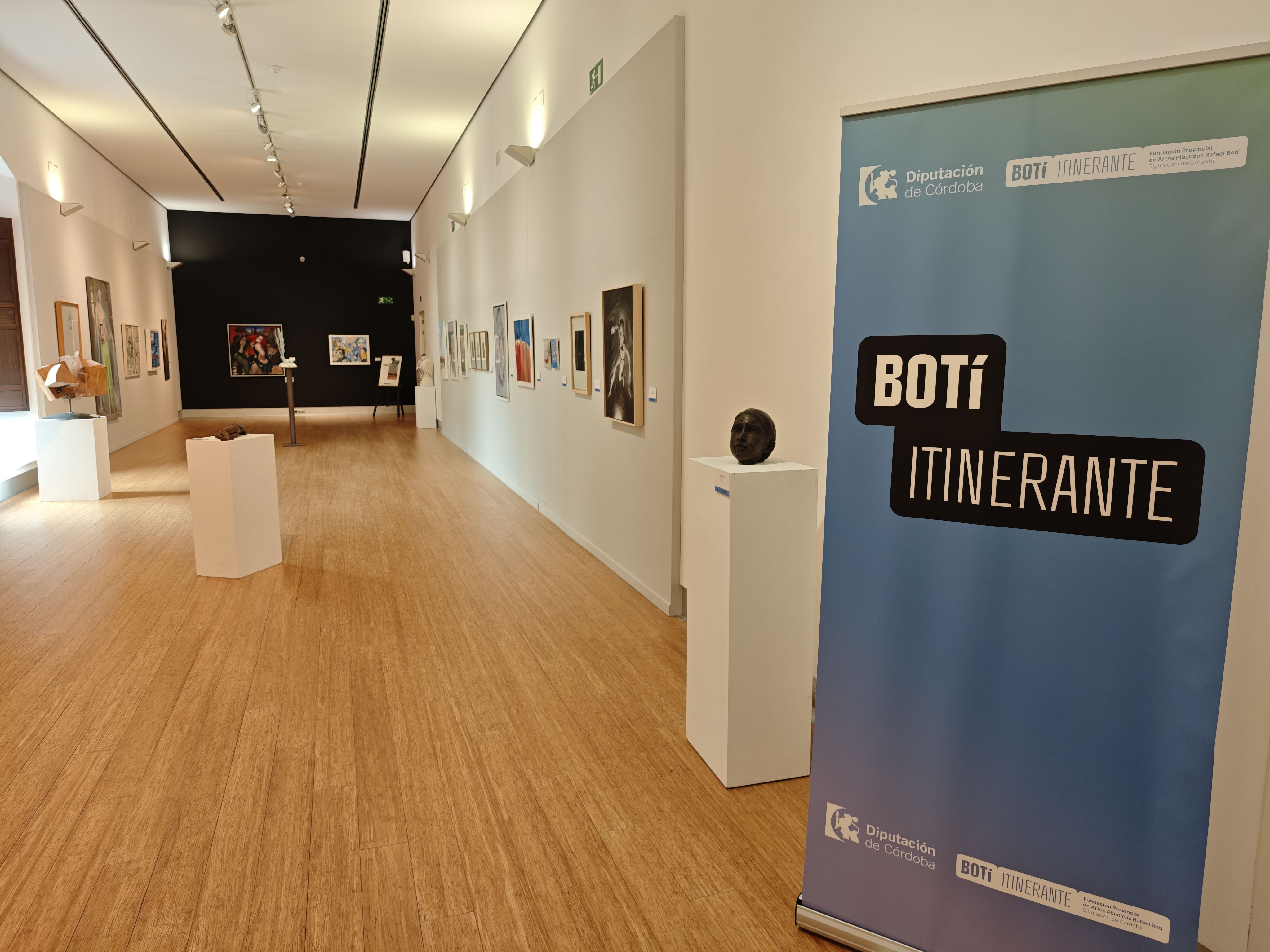 Una imagen de la exposición en el Palacio de los Condes de Santa Ana.