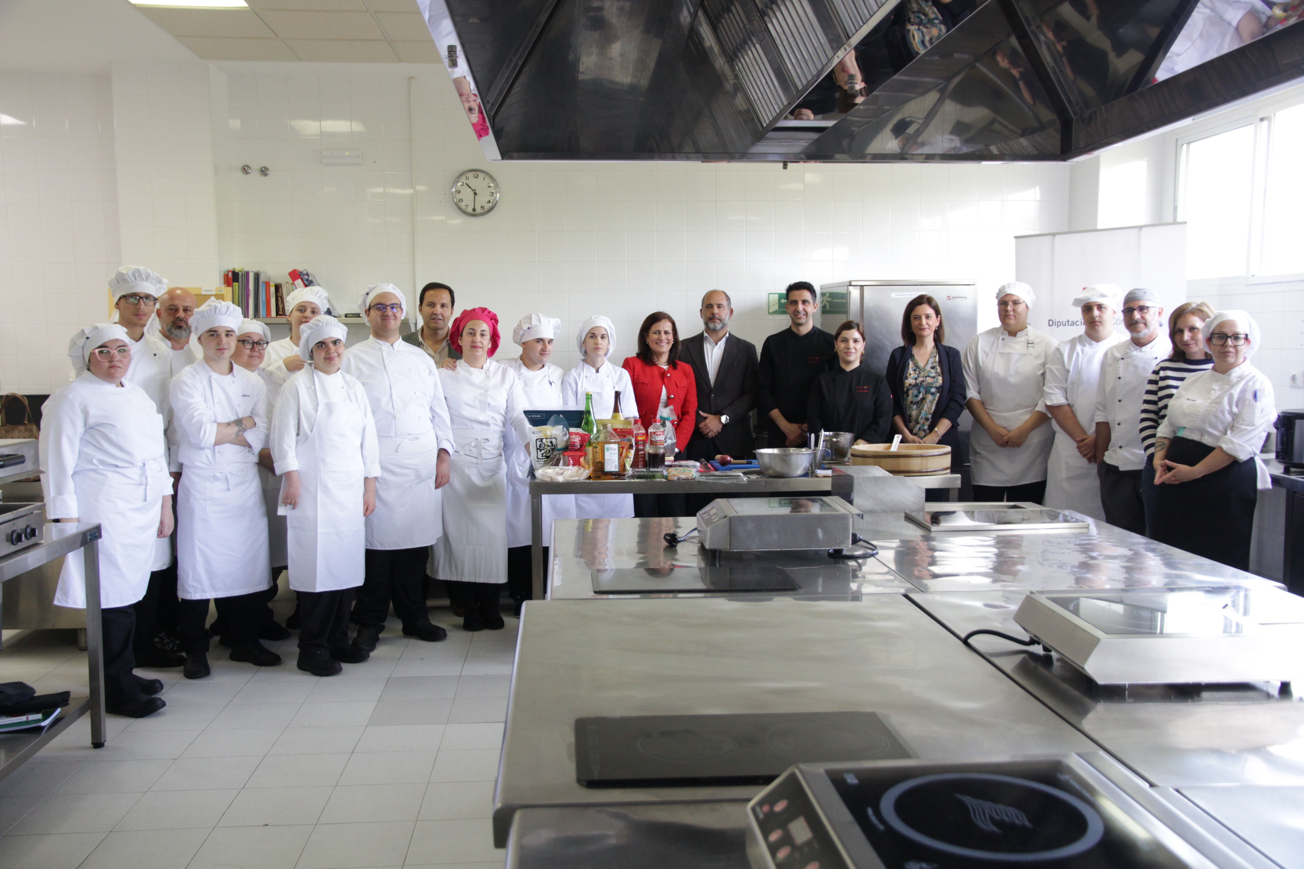 Un instante durante el desarrollo de la jornada gastronómica.