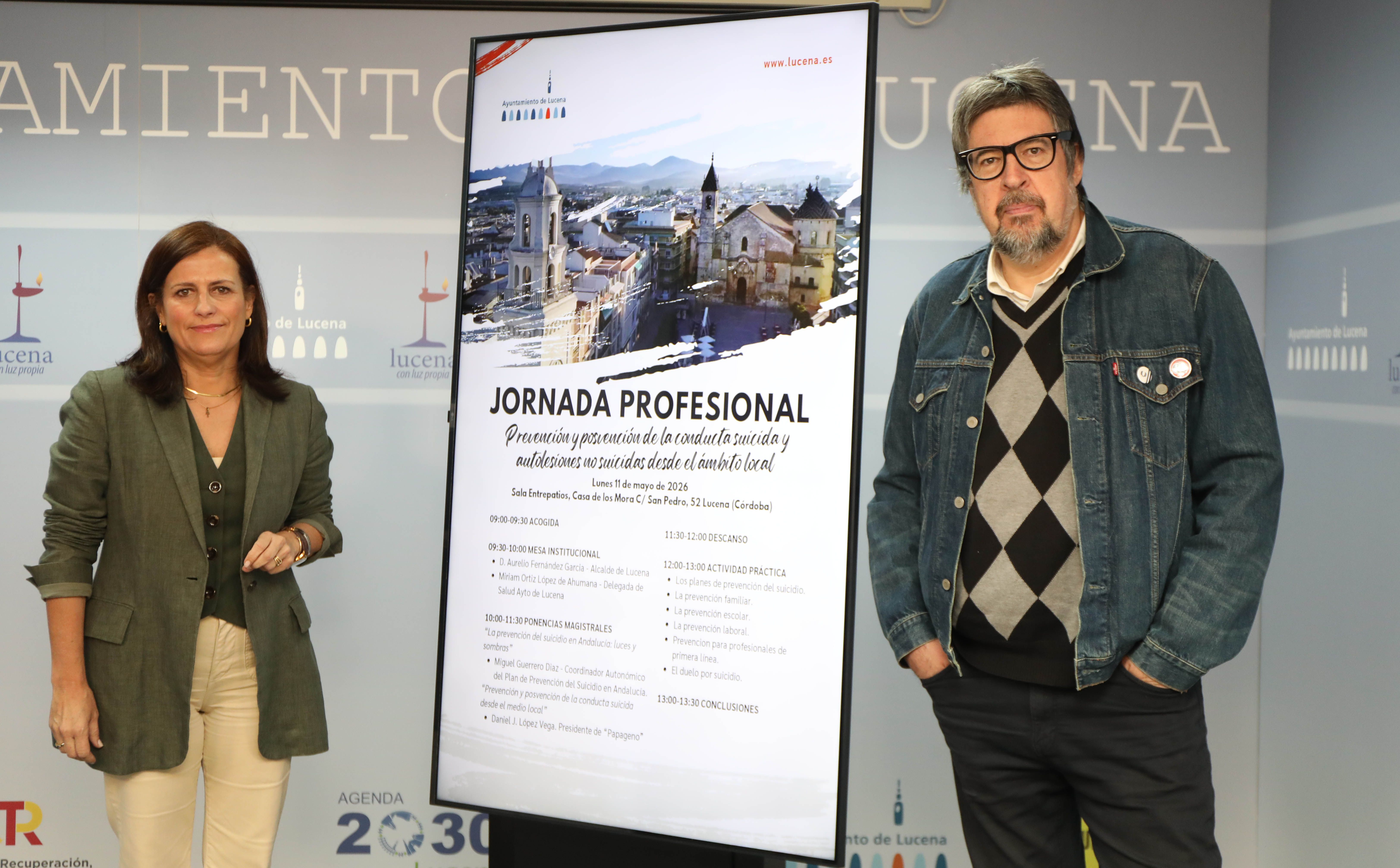 Presentación Jornada Profesional sobre Prevención y Posvención de la Conducta Suicida y Autolesiones No Suicidas desde el ámbito local