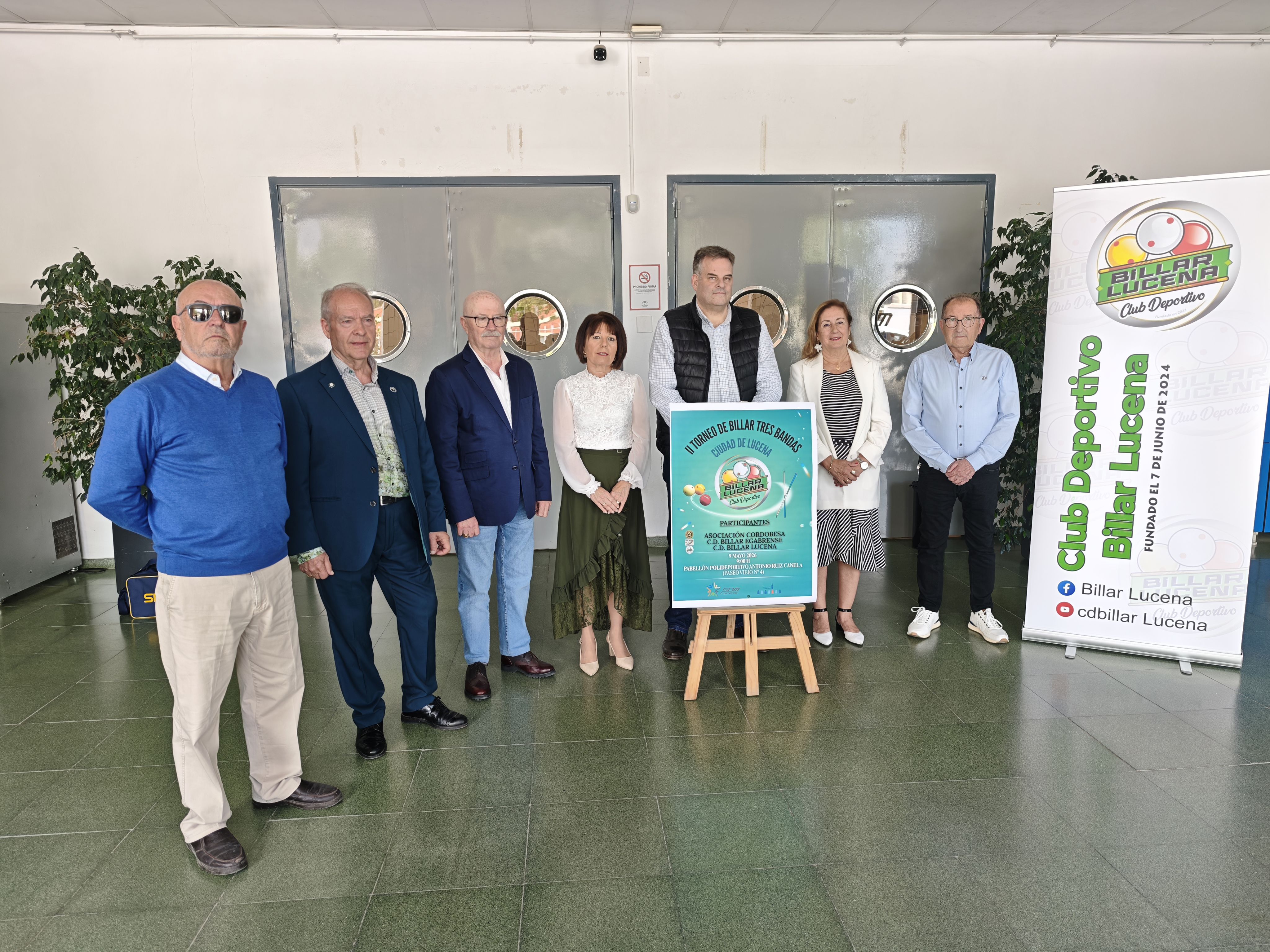 Presentación del II Torneo Triangular de Billar a Tres Bandas 'Ciudad de Lucena'