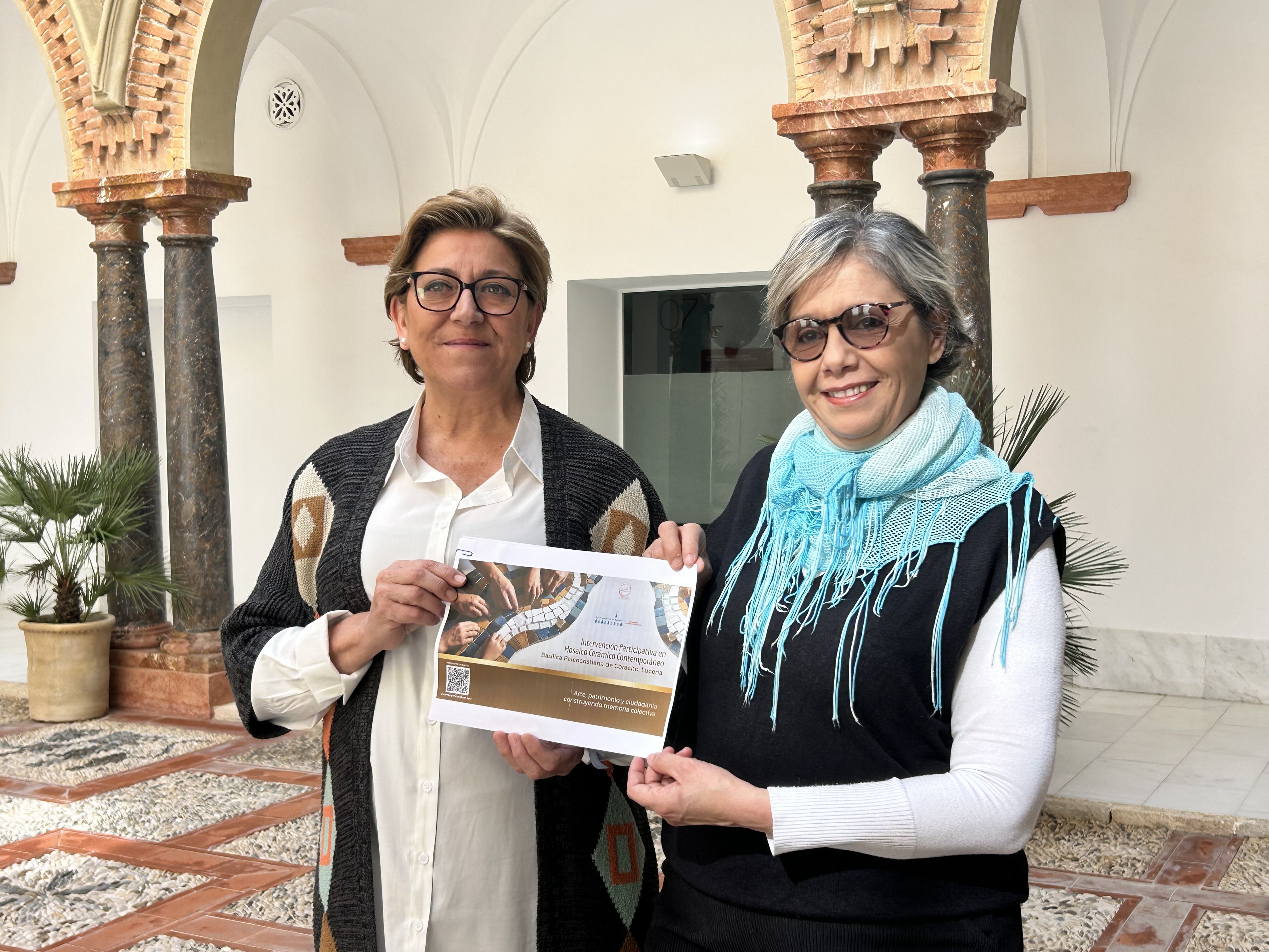 Charo Valverde y Rocío Florido durante la presentación de esta iniciativa