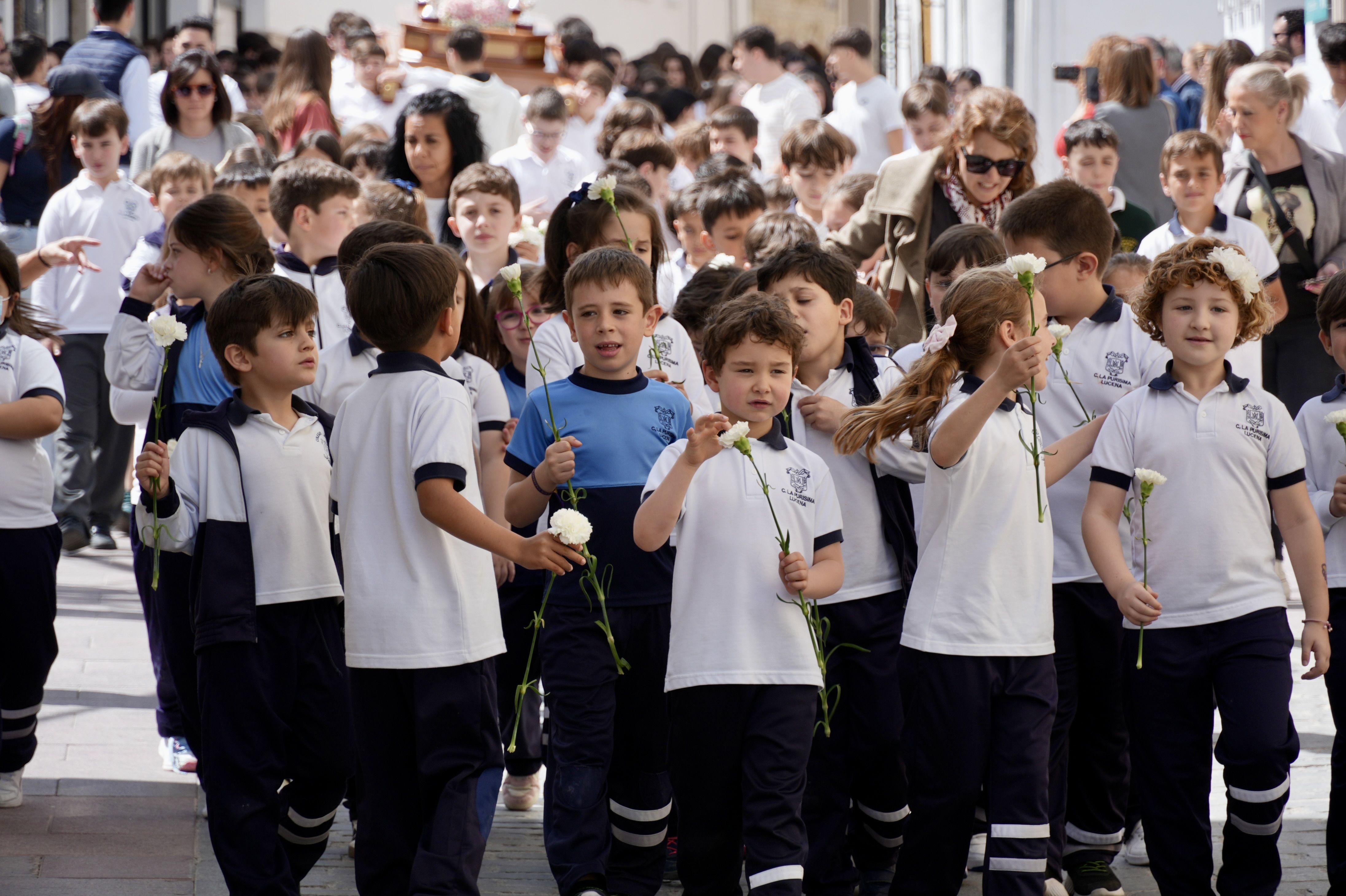 Procesión de la Virgen Niña del Colegio de La Purísima