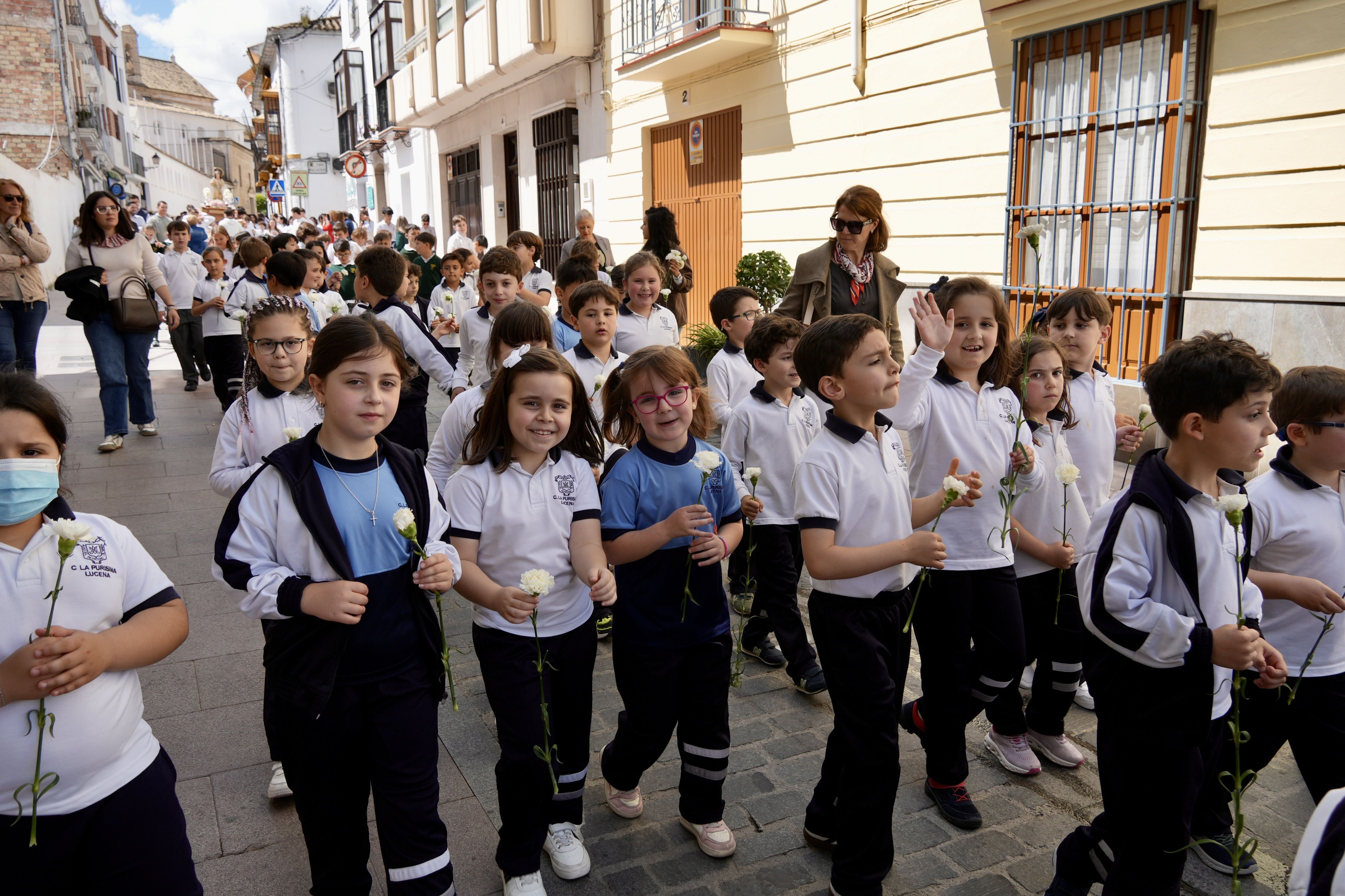 Procesión de la Virgen Niña del Colegio de La Purísima