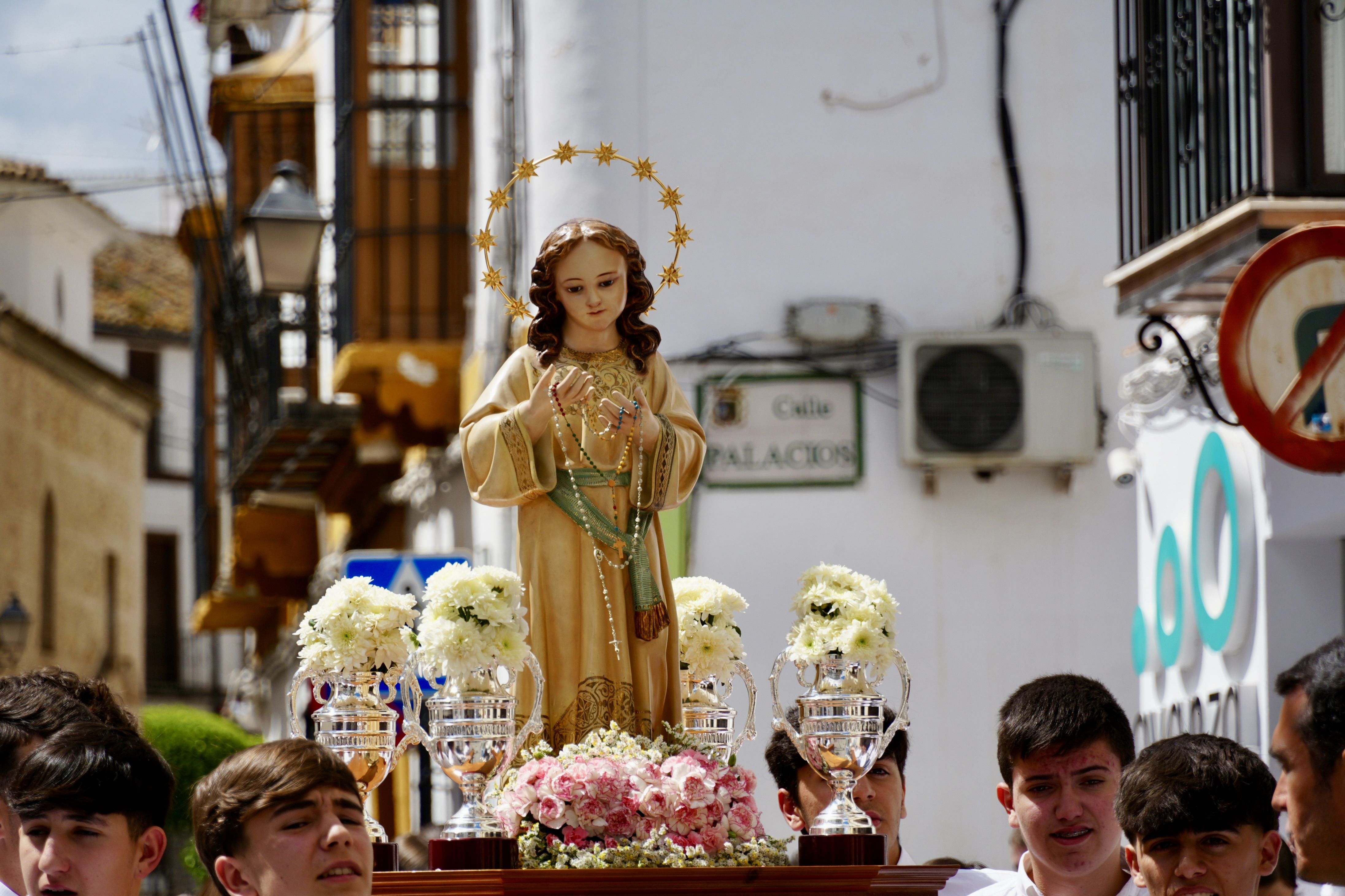 Procesión de la Virgen Niña del Colegio de La Purísima