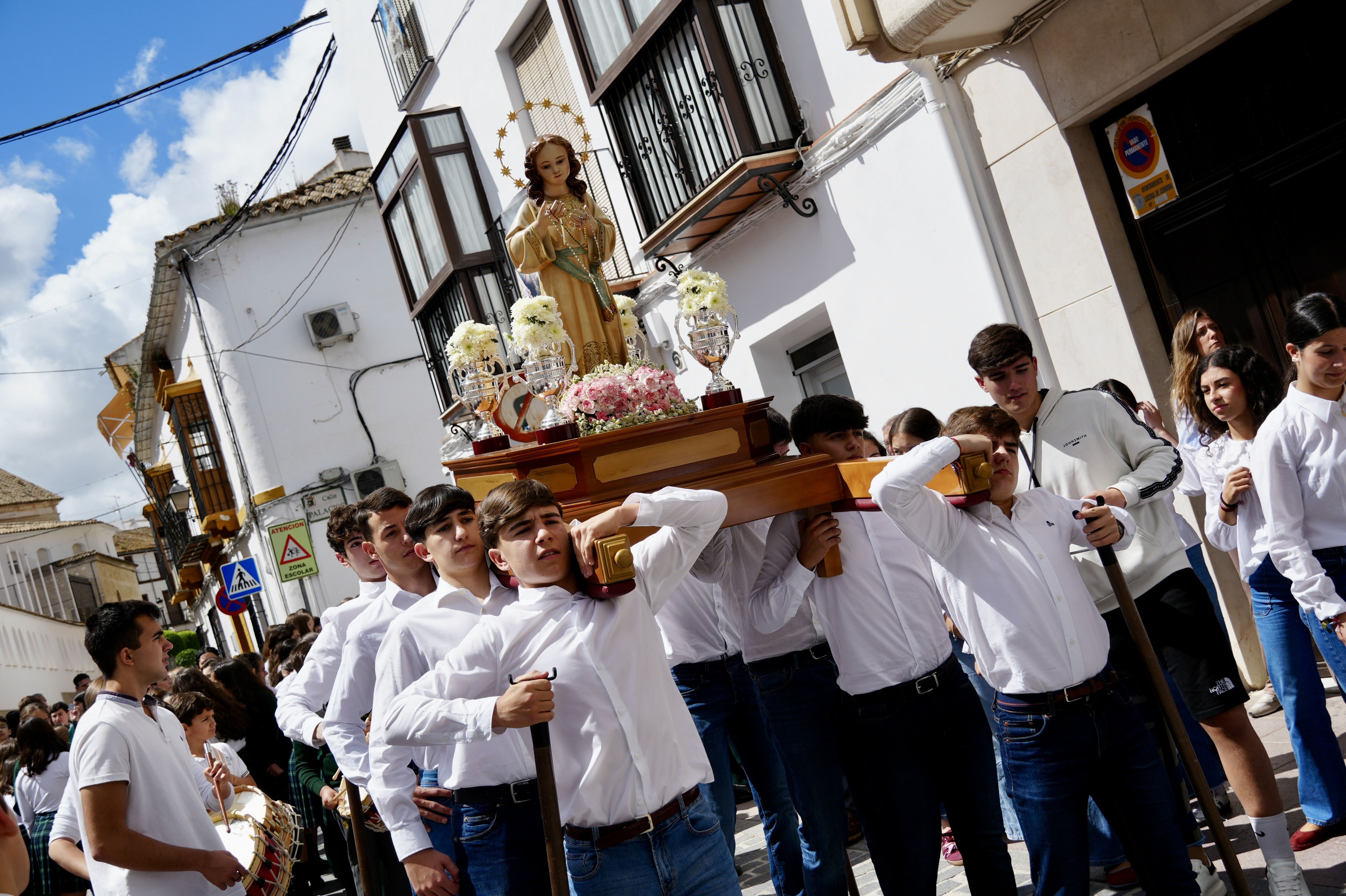 Procesión de la Virgen Niña del Colegio de La Purísima
