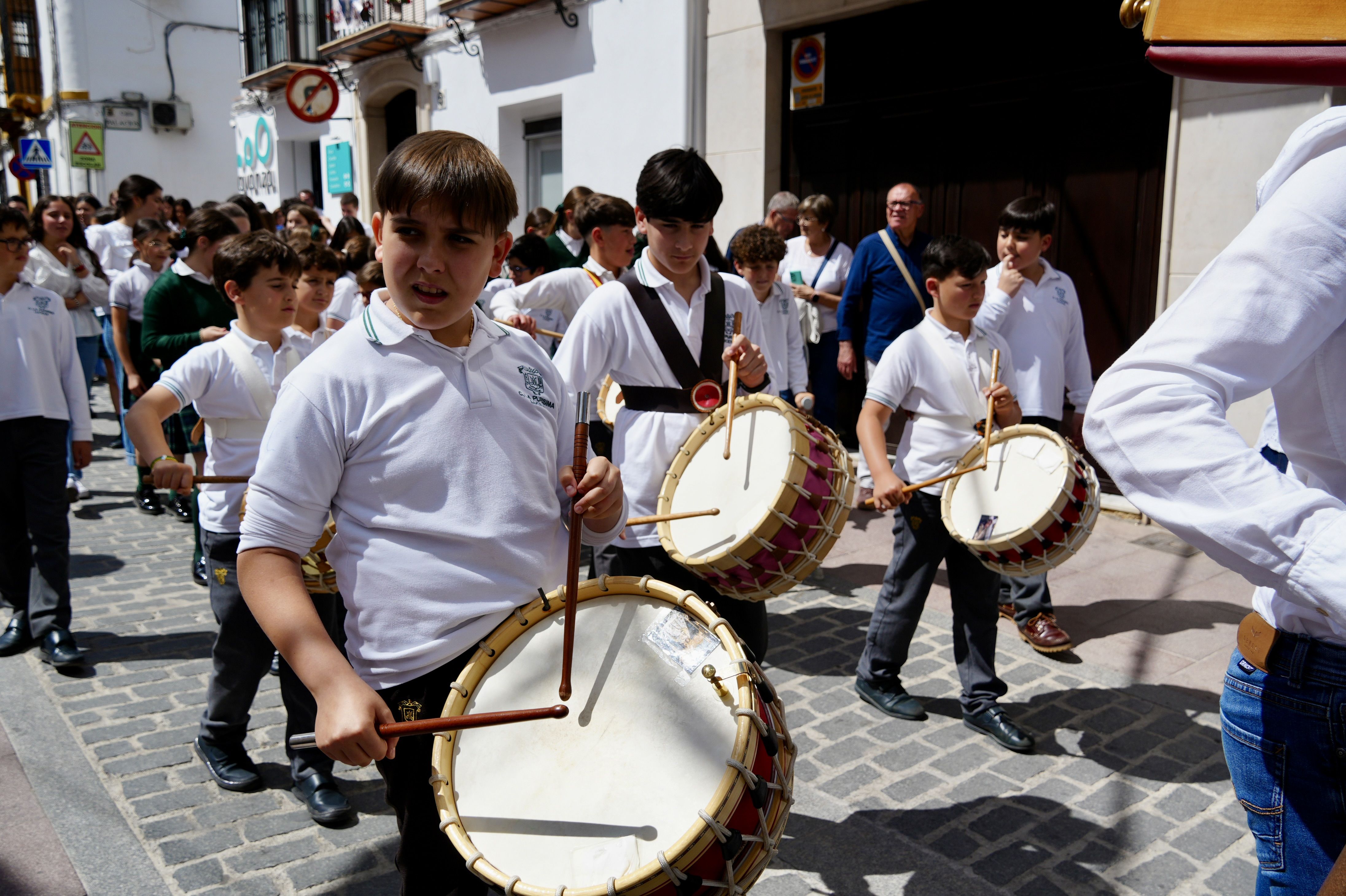 Procesión de la Virgen Niña del Colegio de La Purísima