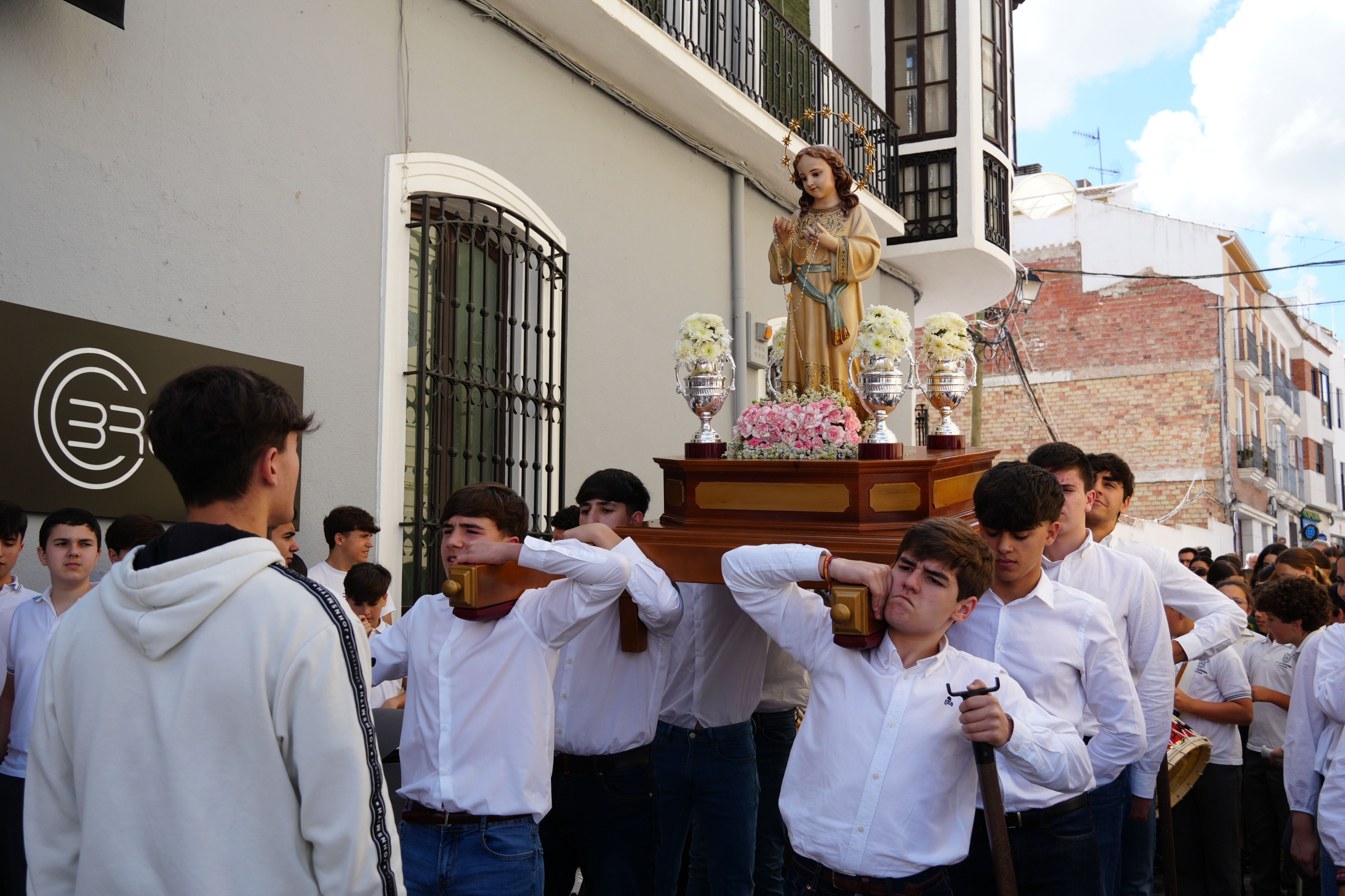 Procesión de la Virgen Niña del Colegio de La Purísima