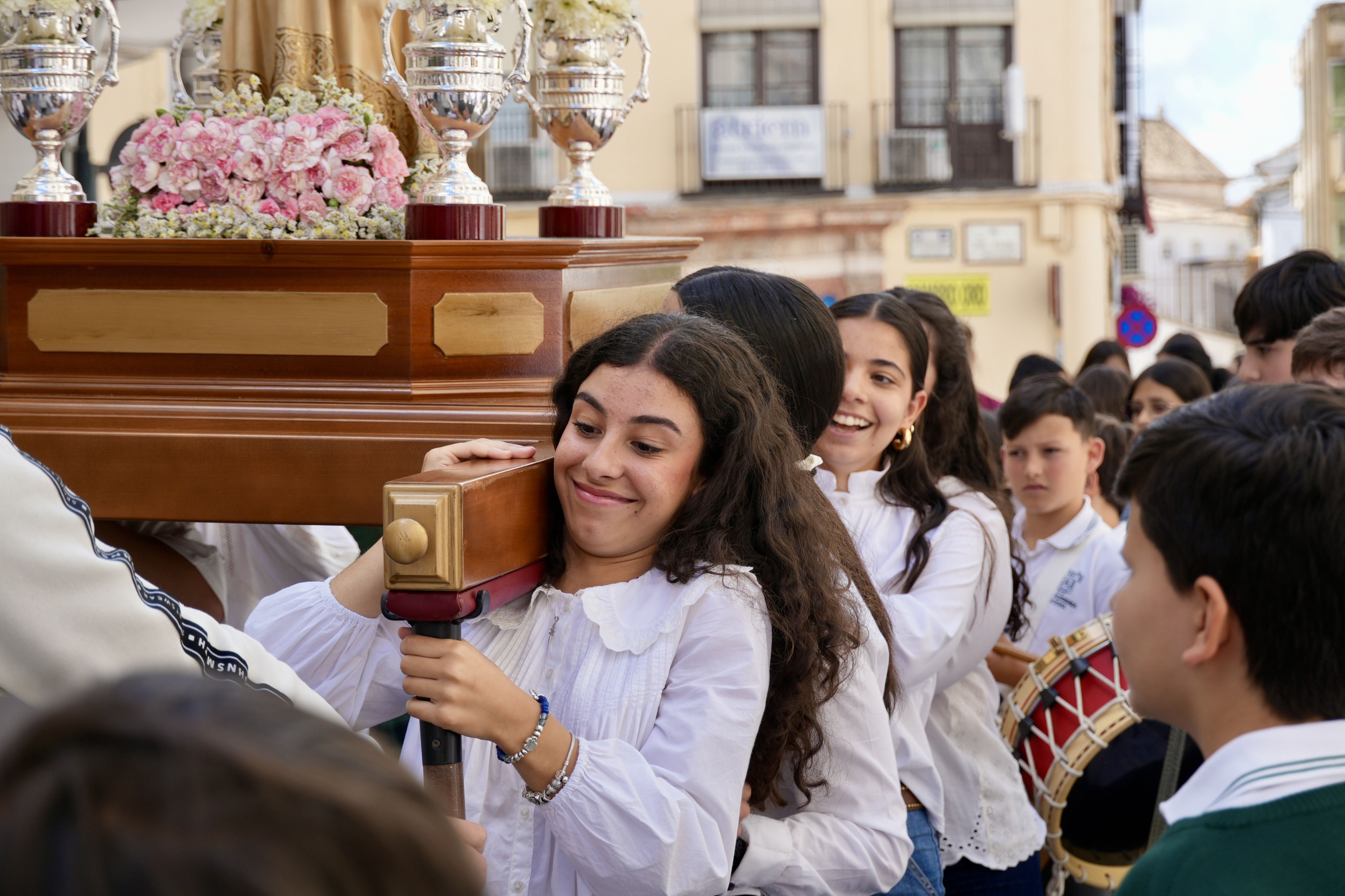 Procesión de la Virgen Niña del Colegio de La Purísima