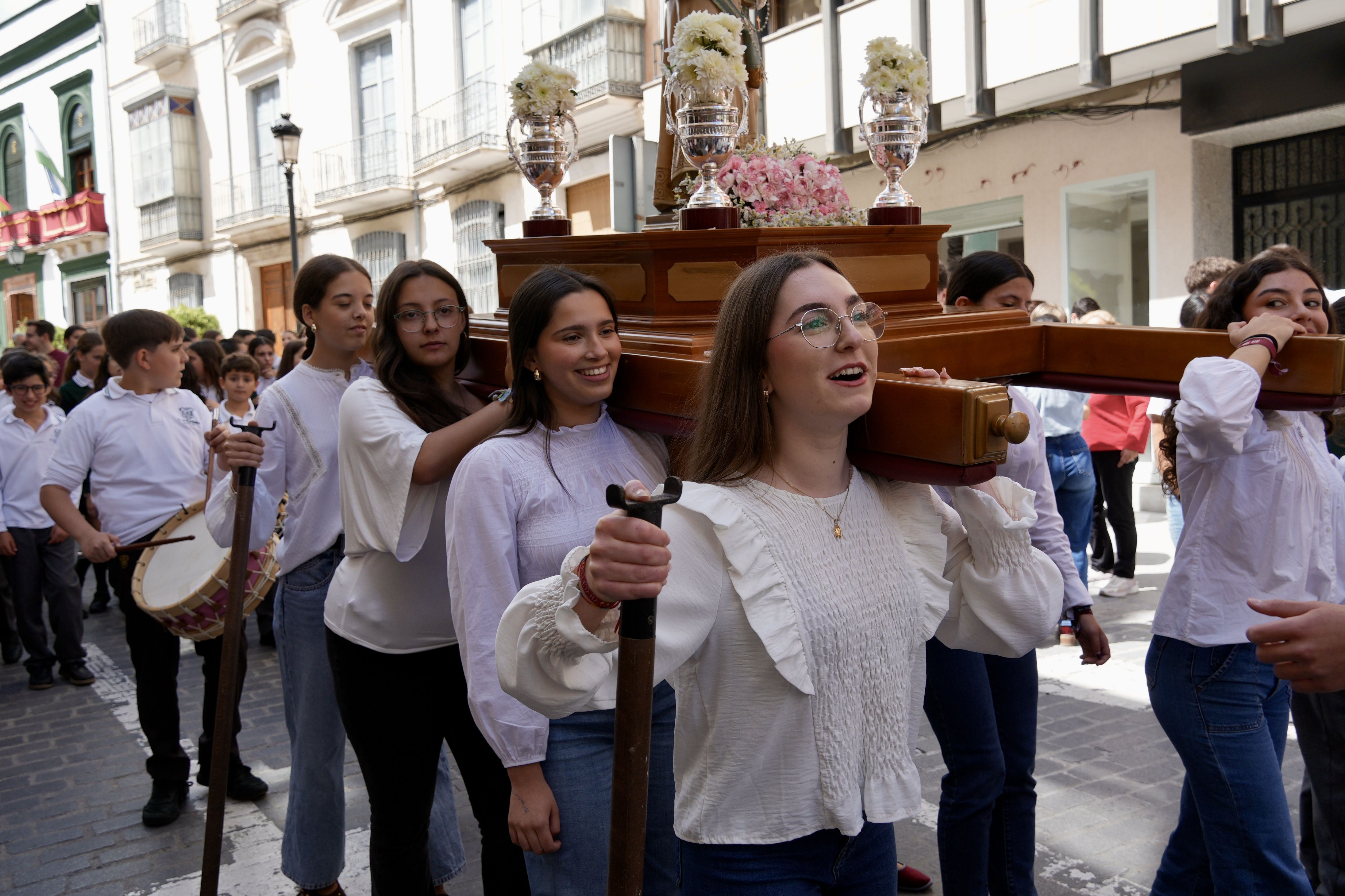 Procesión de la Virgen Niña del Colegio de La Purísima