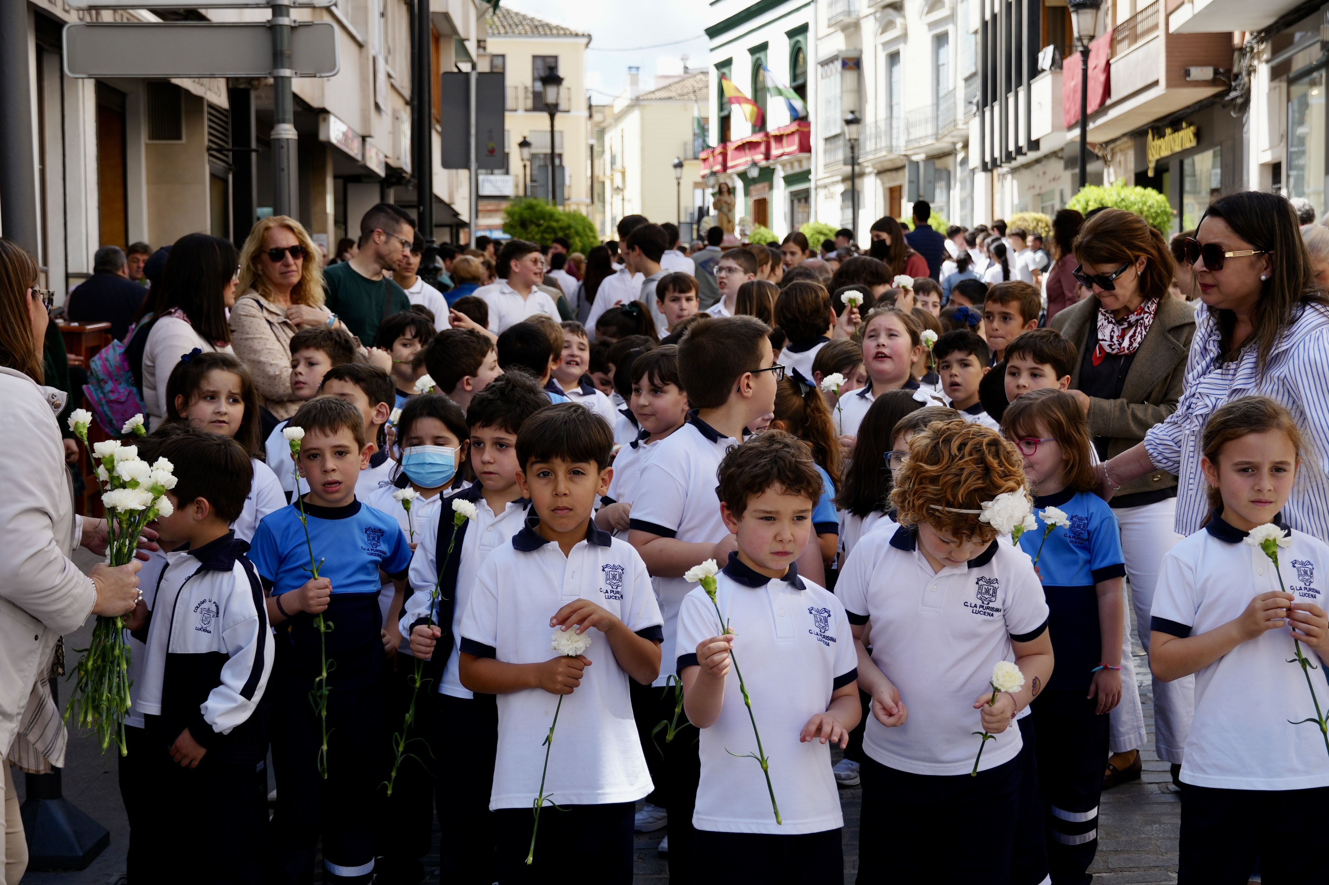 Procesión de la Virgen Niña del Colegio de La Purísima