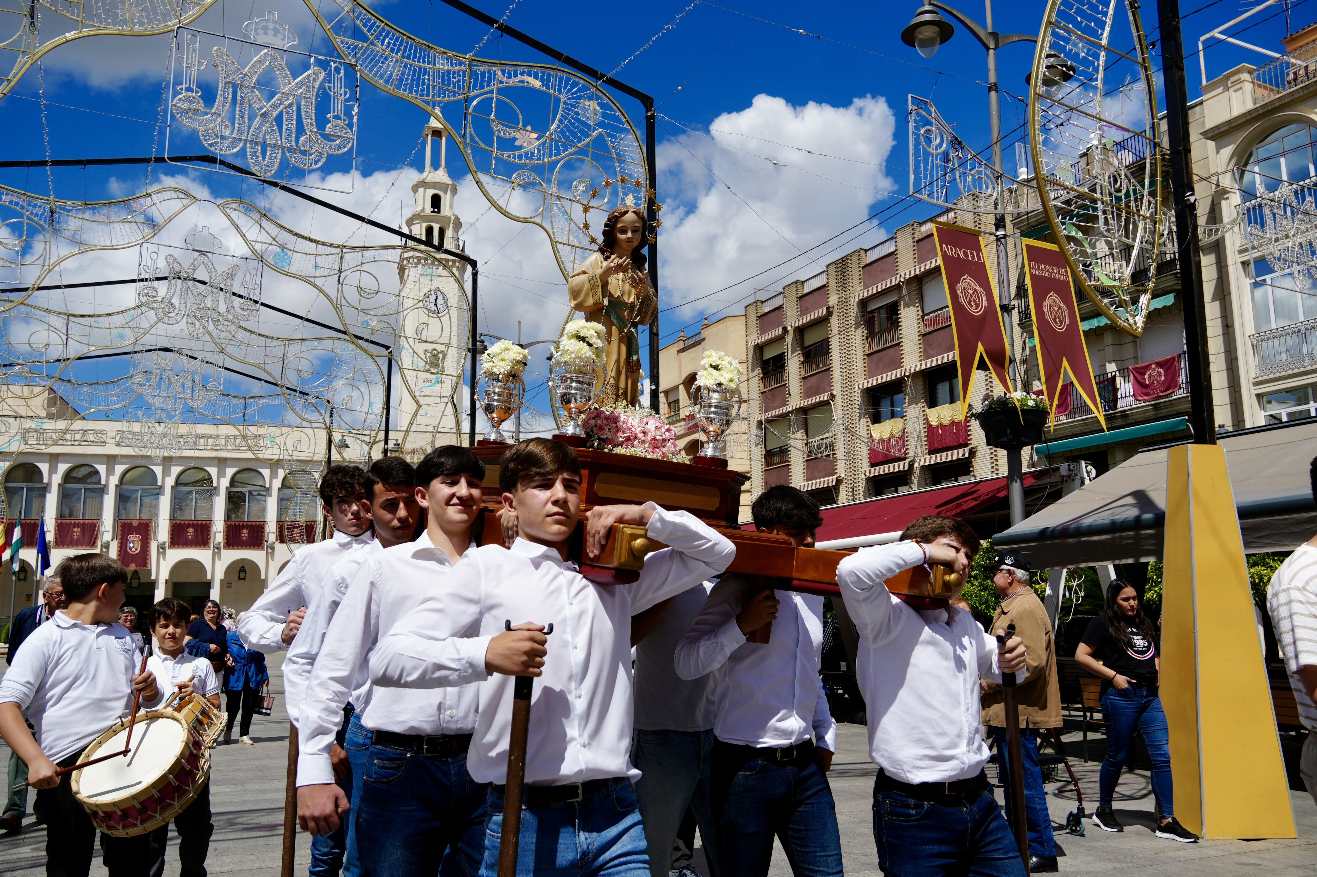 Procesión de la Virgen Niña del Colegio de La Purísima