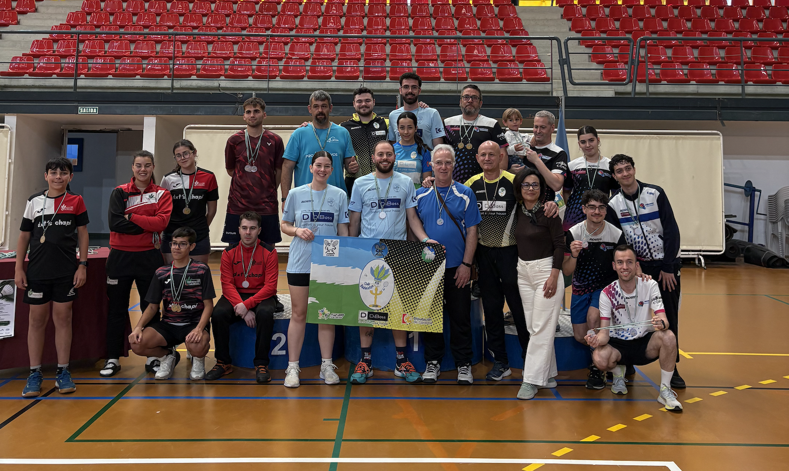 Una imagen de este torneo de badminton celebrada en Lucena el pasado fin de semana Una imagen de este torneo de badminton celebrada en Lucena el pasado fin de semana