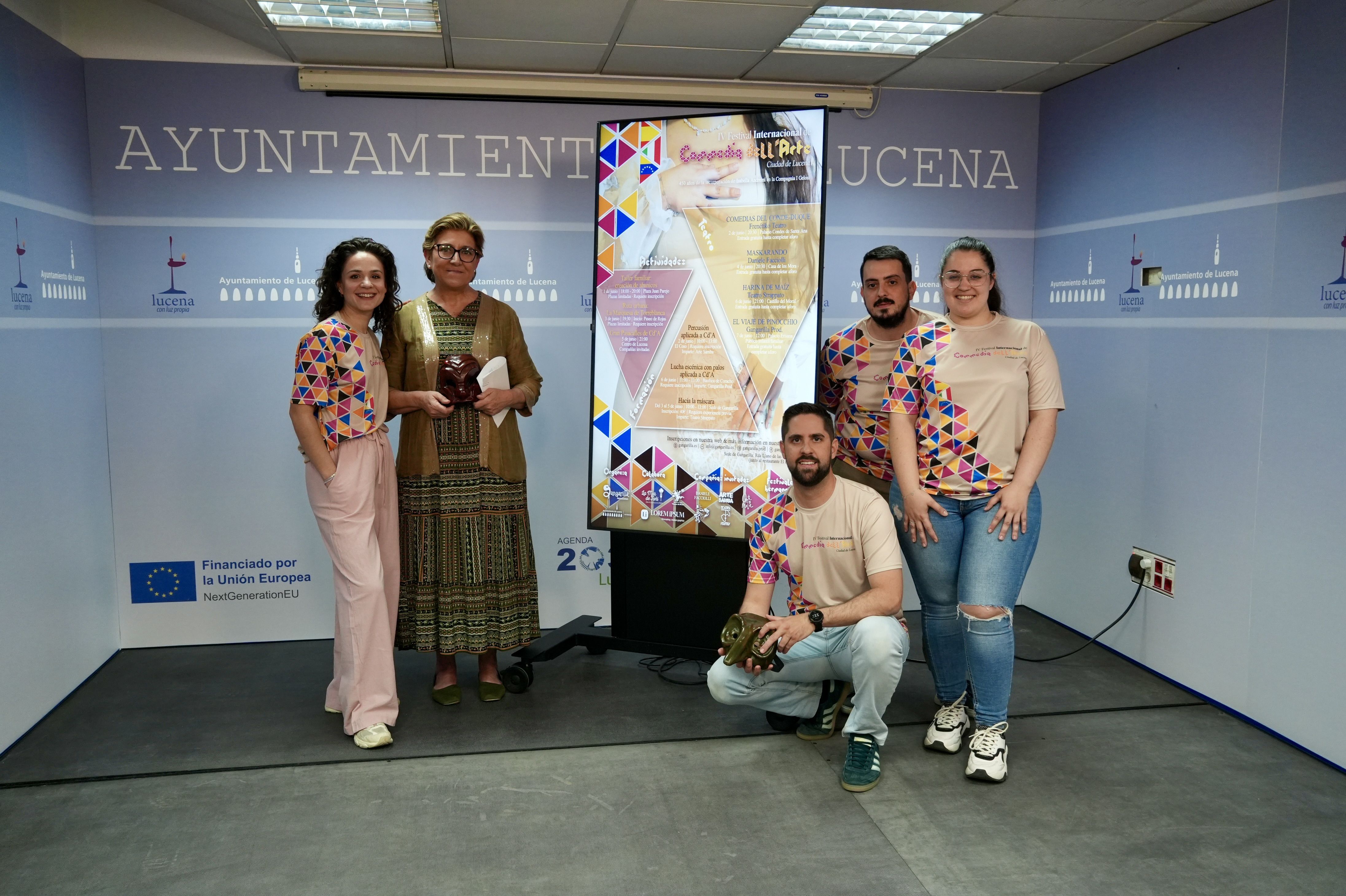 Presentación del IV Festival de Comedia Dell'Arte de Lucena Presentación del IV Festival de Comedia Dell'Arte de Lucena