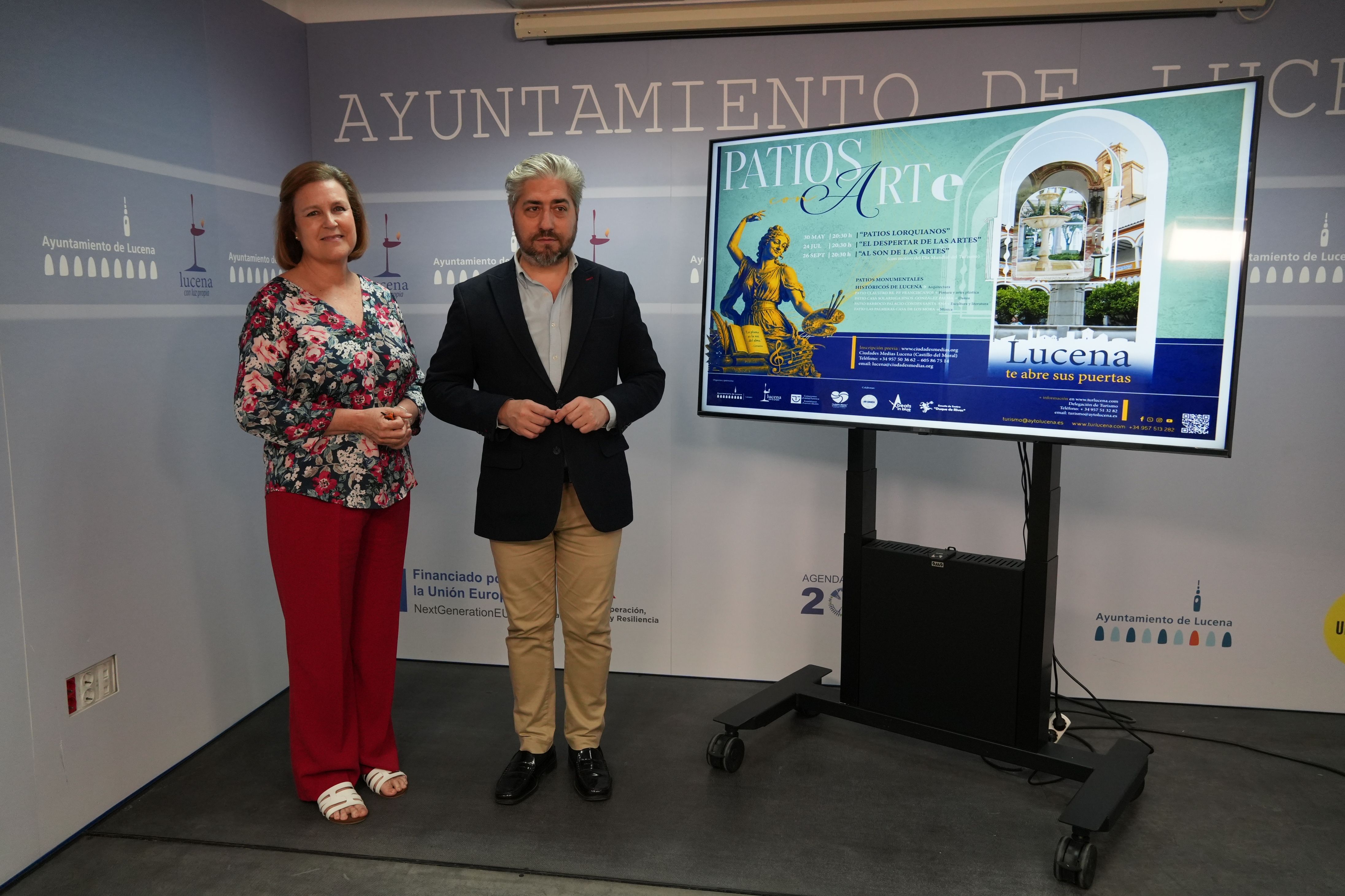 Emilia Gálvez y Francisco Barbancho han presentado esta nueva iniciativa de la delegación de Turismo