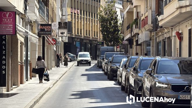 Calle El Peso antes de las obras