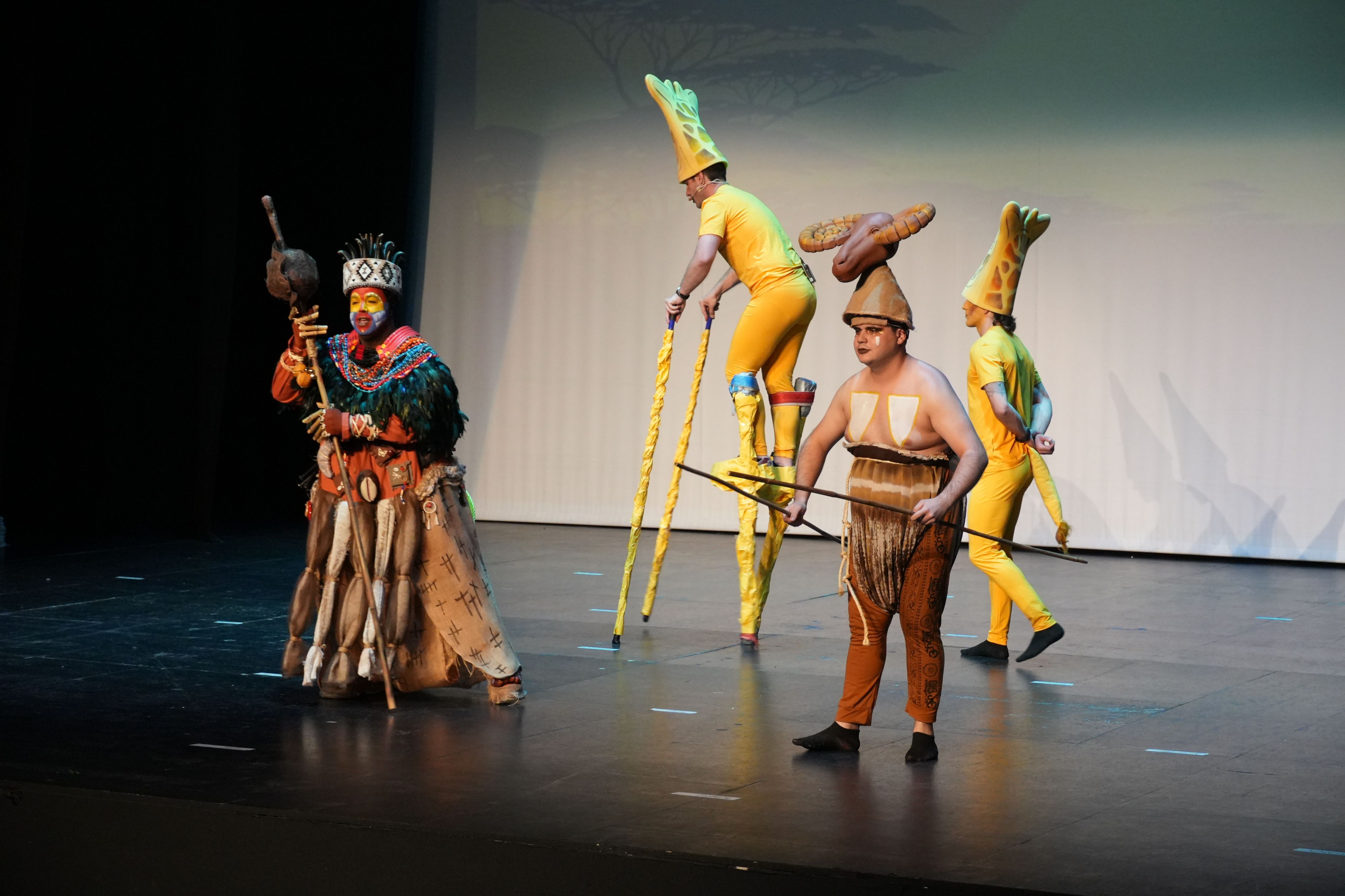 Representación del musical inclusivo El Rey León: El Reencuentro