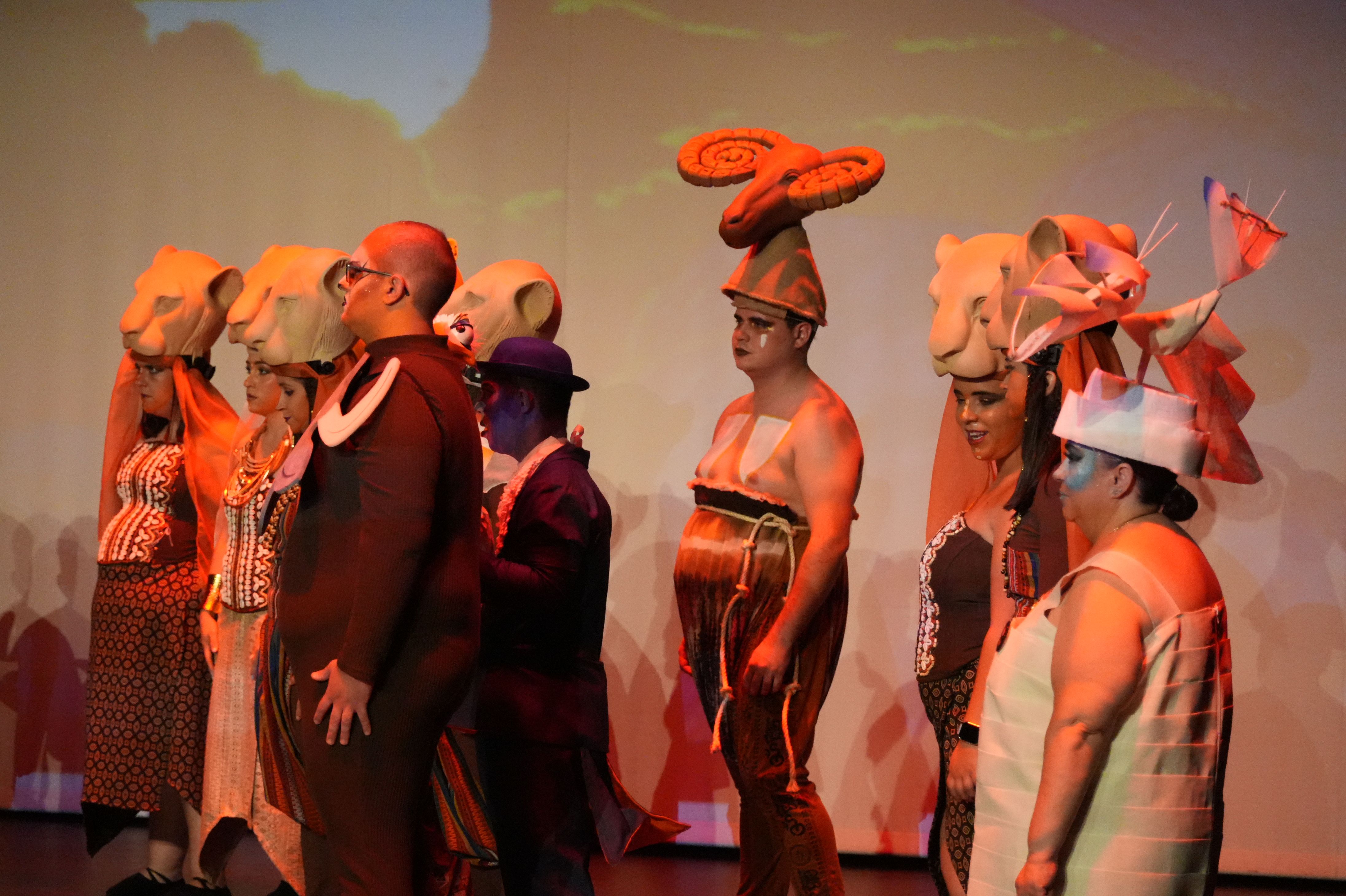 Representación del musical inclusivo El Rey León: El Reencuentro