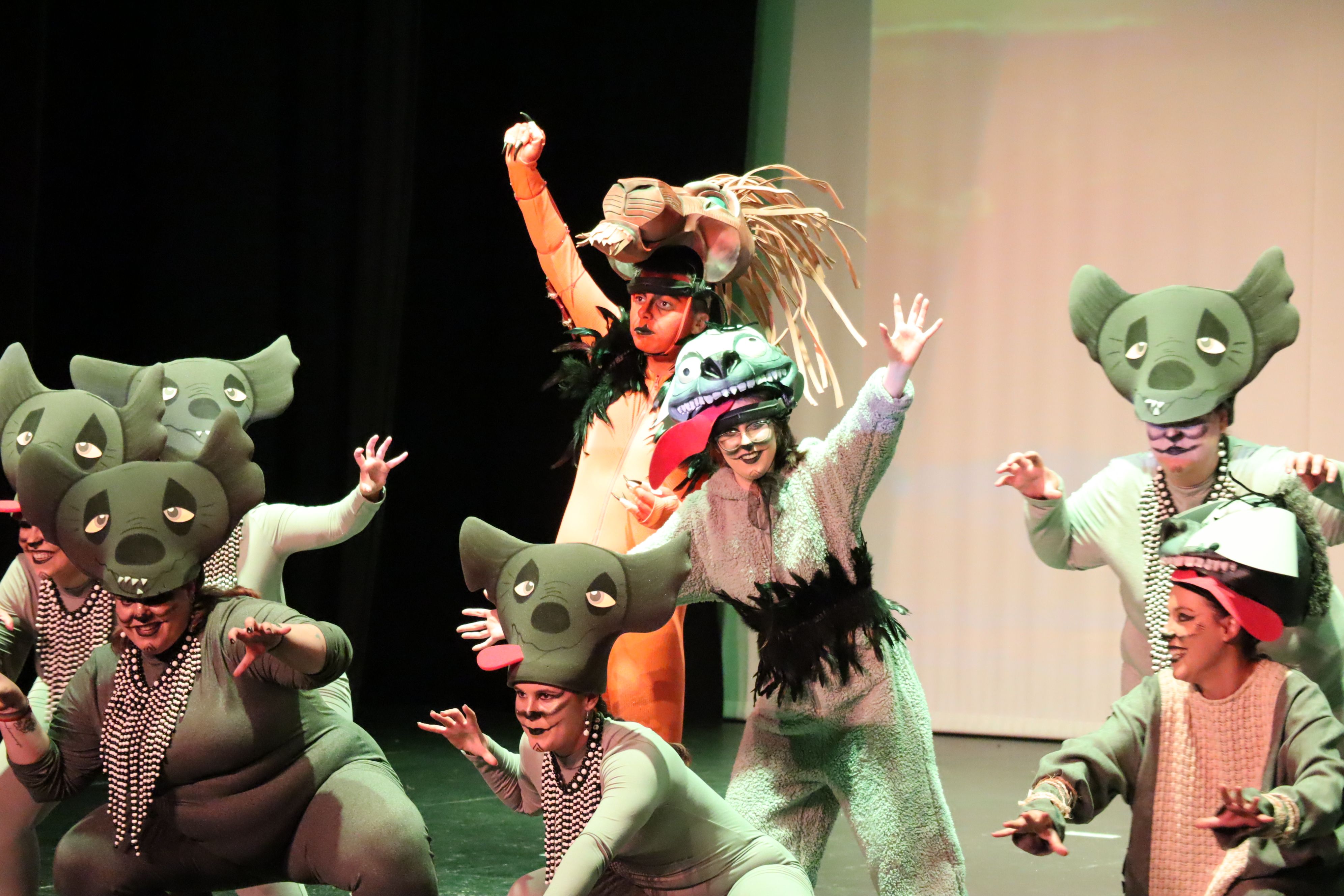 Representación del musical inclusivo El Rey León: El Reencuentro