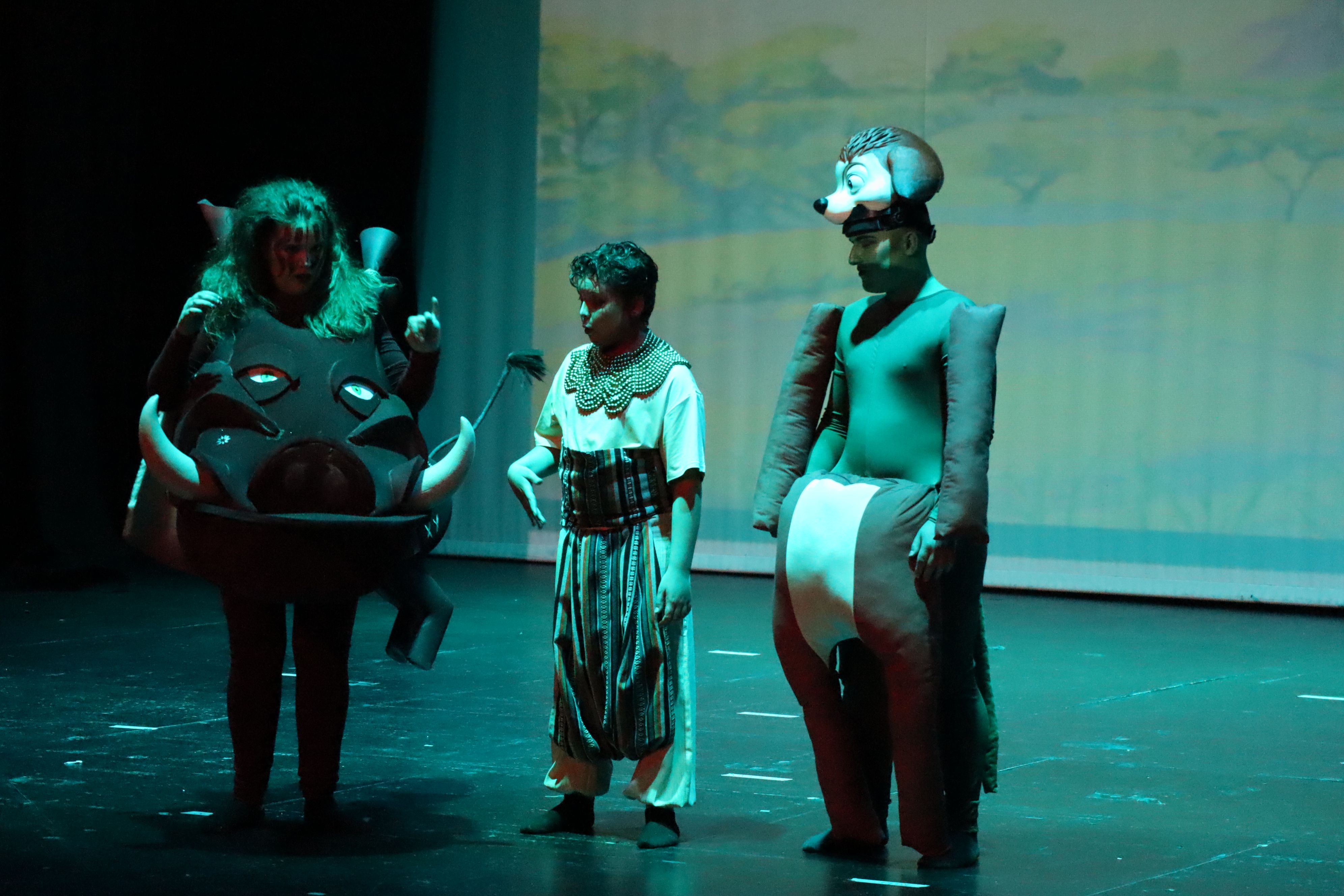 Representación del musical inclusivo El Rey León: El Reencuentro