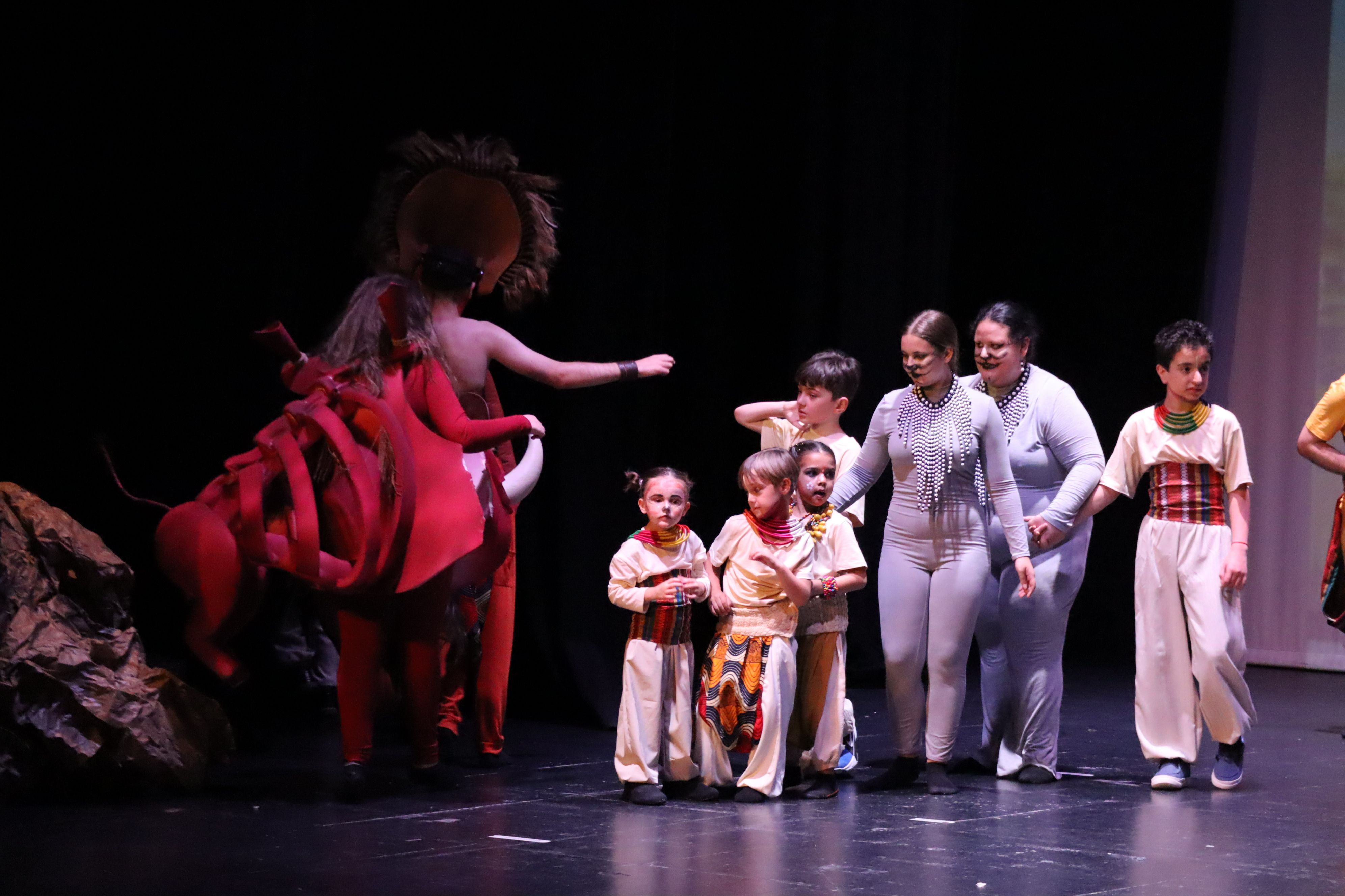 Representación del musical inclusivo El Rey León: El Reencuentro