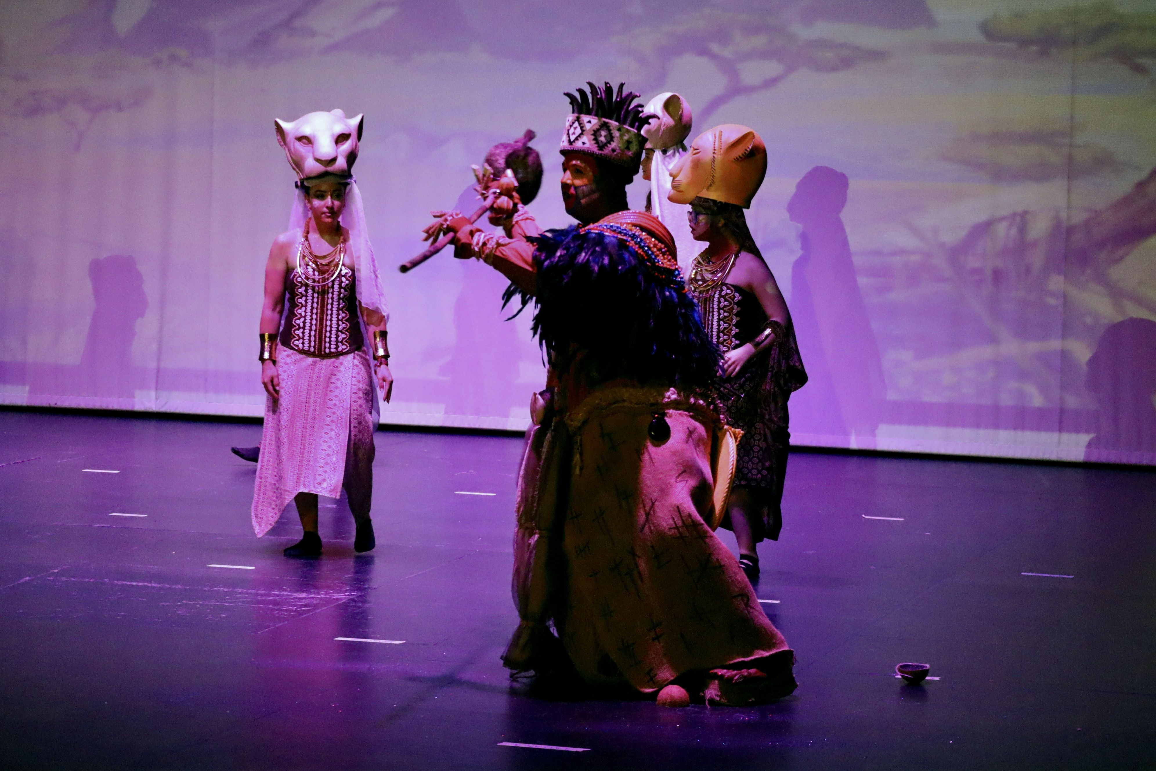Representación del musical inclusivo El Rey León: El Reencuentro
