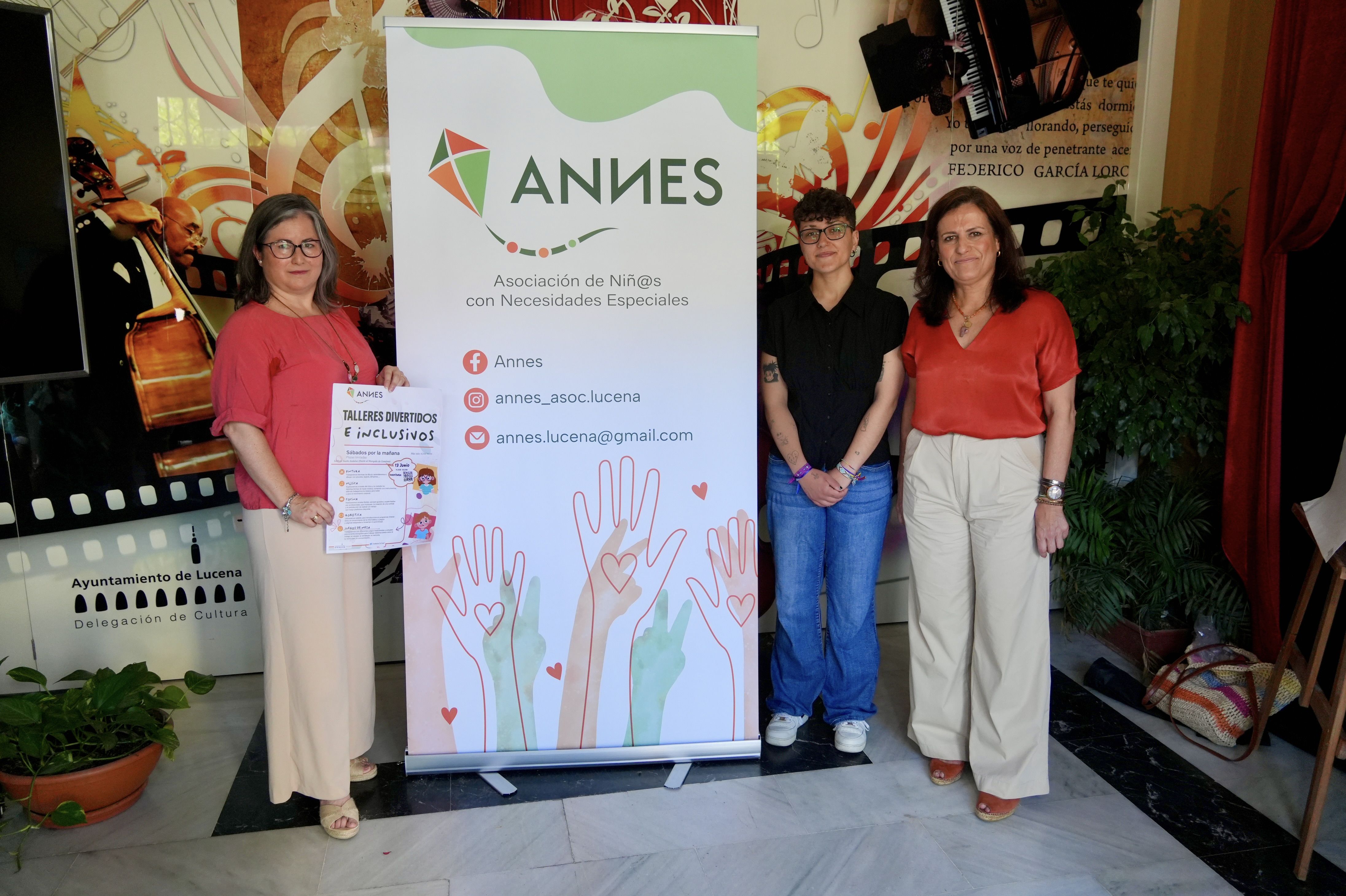Presentación de los "talleres divertidos e inclusivos" de ANNES