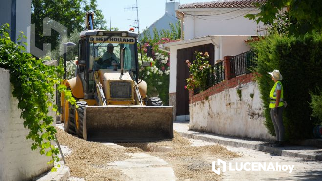 Obras PFEA en ejecución en Las Navas del Selpillar Obras PFEA en ejecución en Las Navas del Selpillar