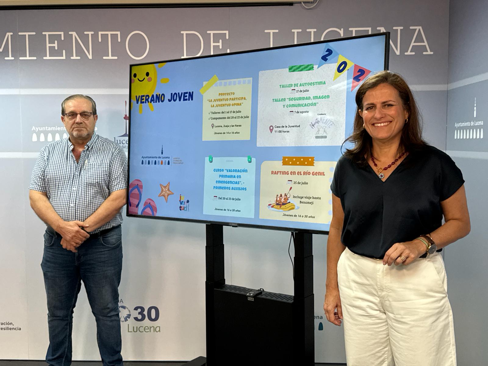 Presentación de las actividades estivales del área de Juventud