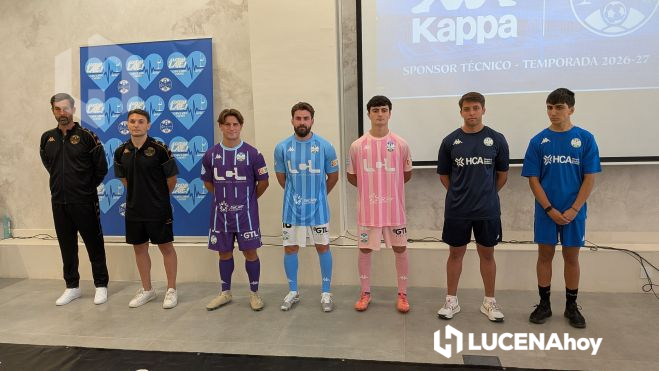 Presentación de las nuevas equipaciones del Ciudad de Lucena