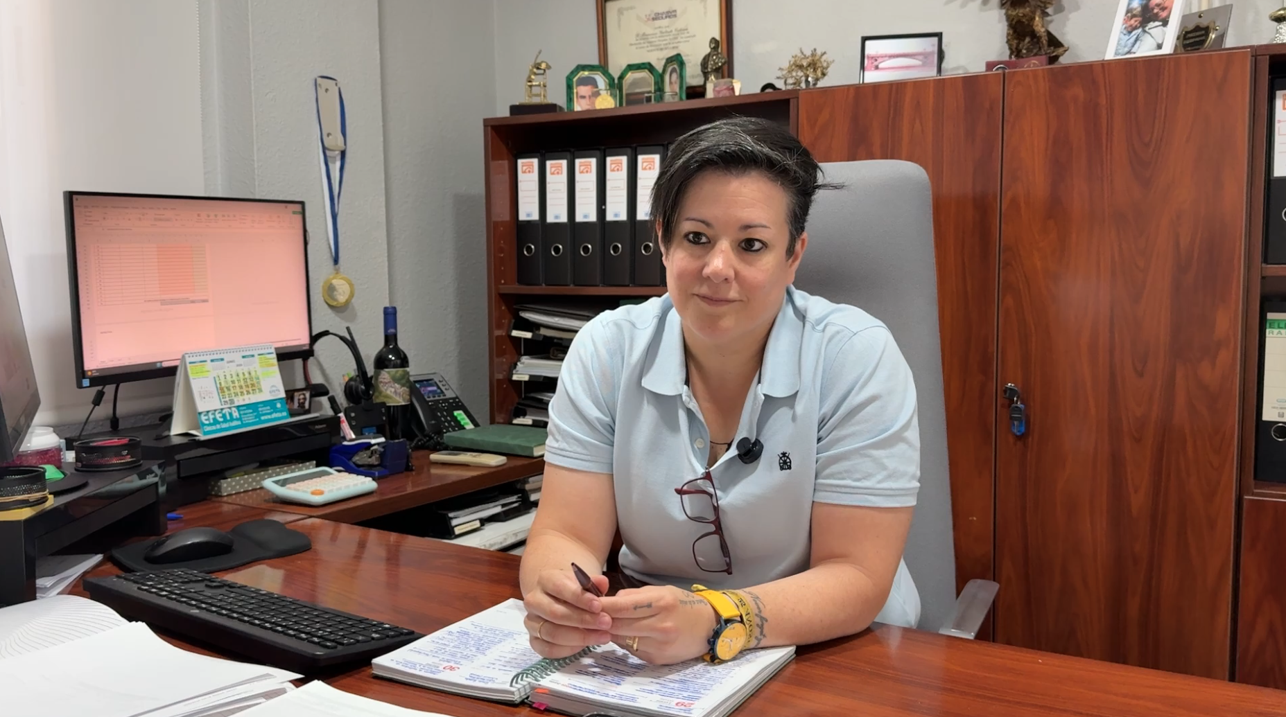 Araceli Galindo, presidenta de la asociación lucentina Mujeres Activas por la Salud.