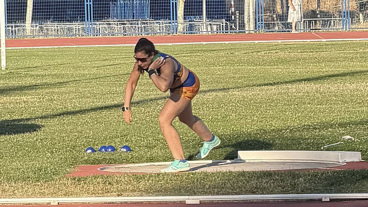Mari Carmen Pino en el pasado campeonato de España
