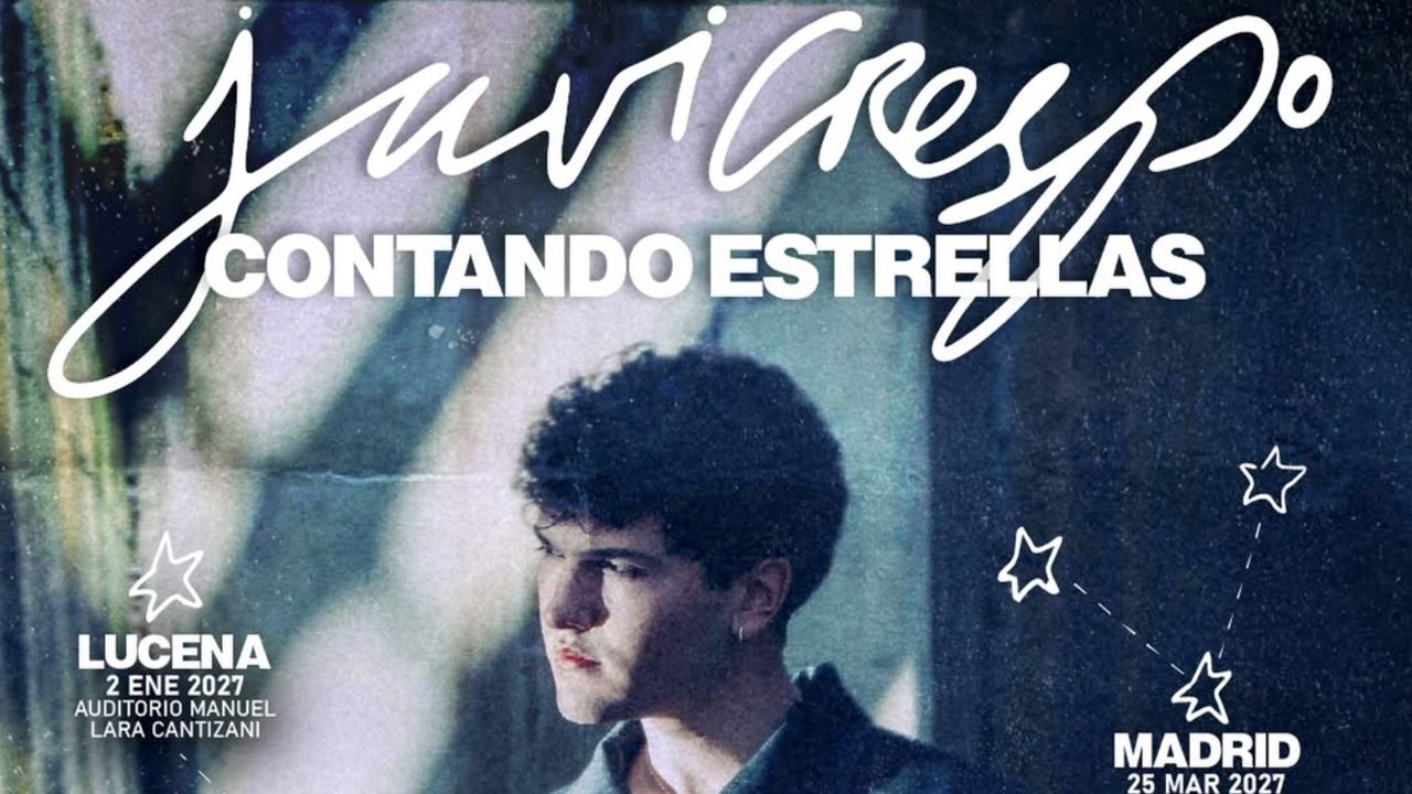 Fragmento del cartel anunciador de la primera gira en solitario de Javi Crespo