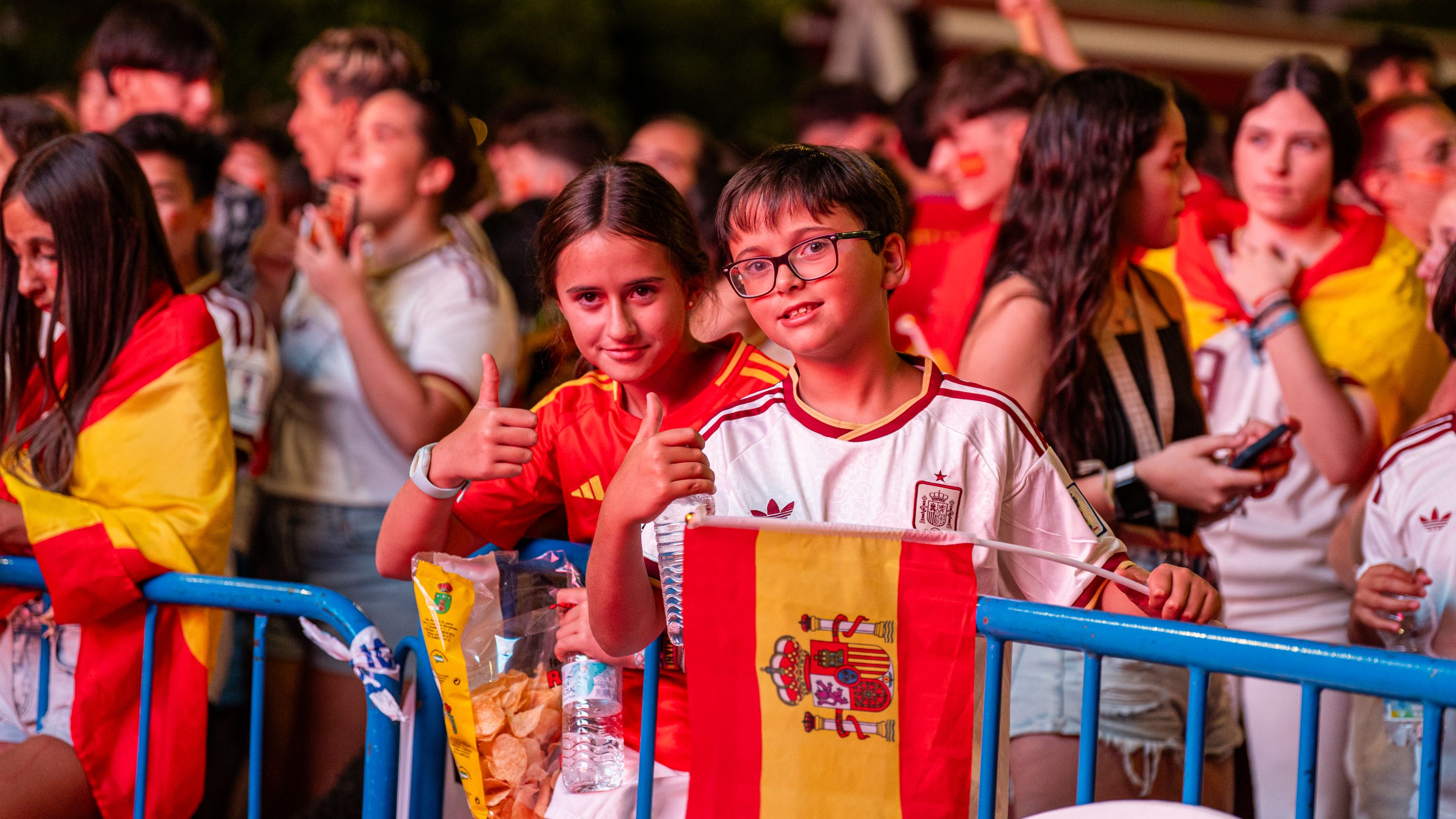 Lucena celebra el Mundial de Fútbol