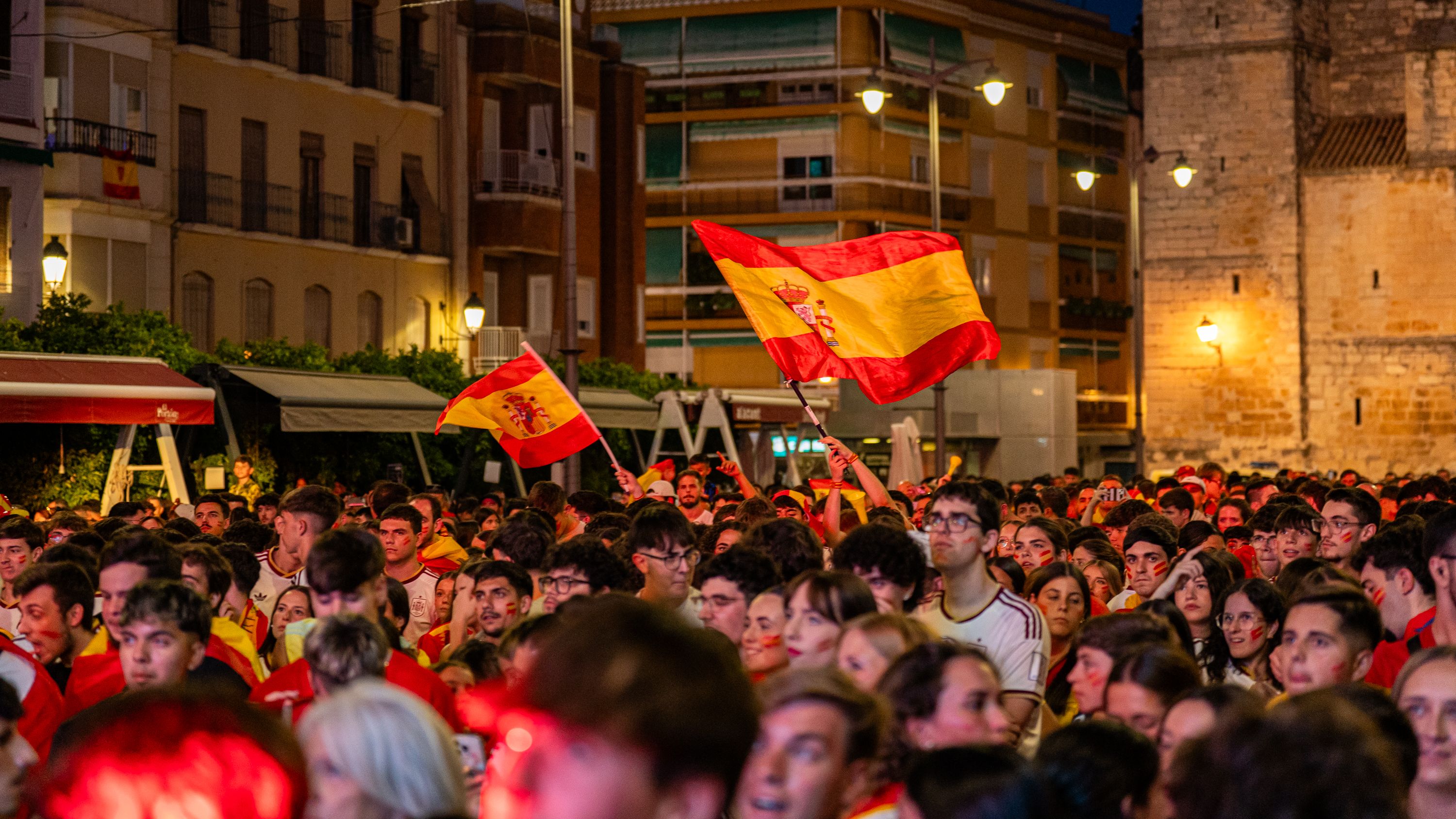 Lucena celebra el Mundial de Fútbol
