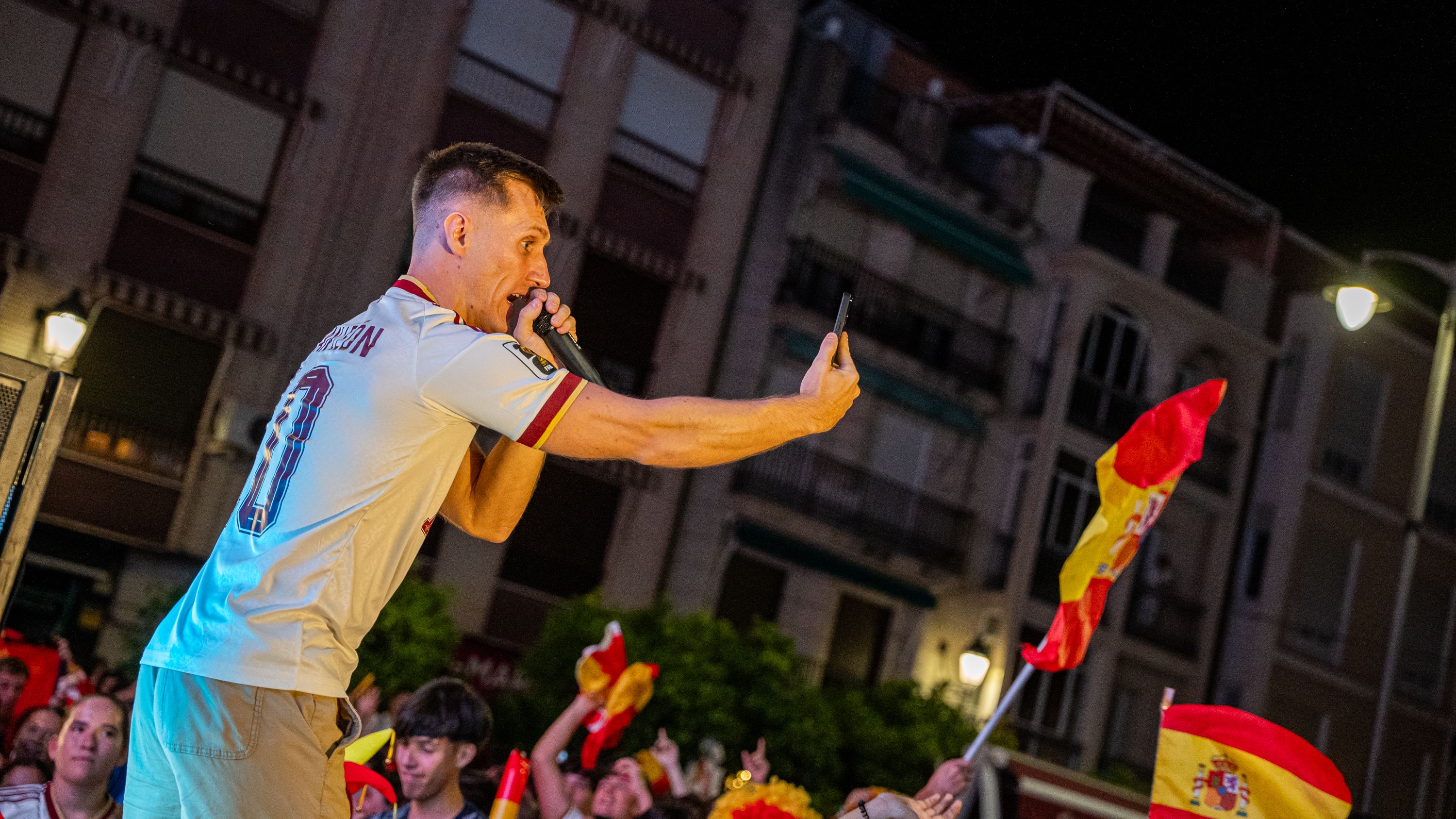 Lucena celebra el Mundial de Fútbol